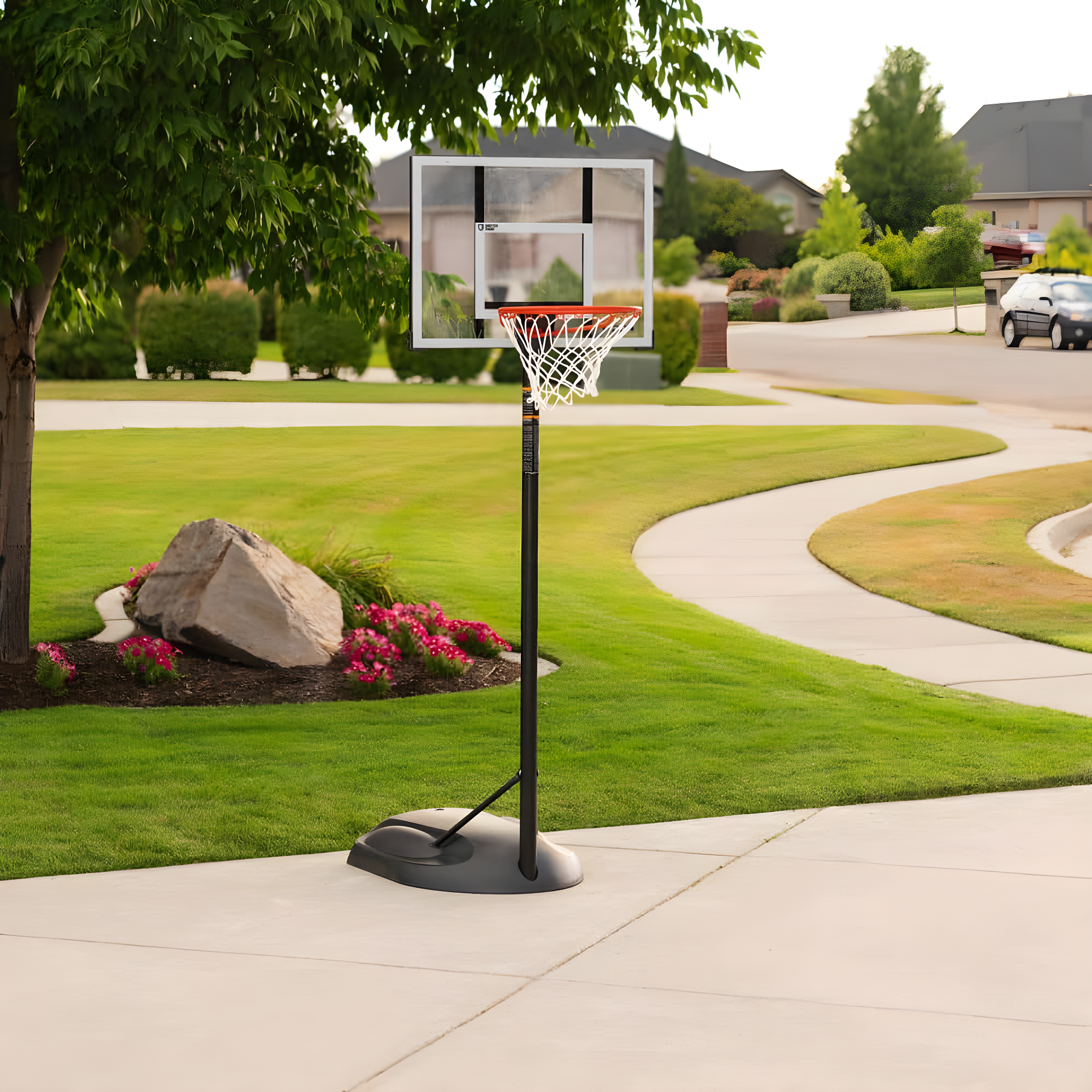 Lifetime Lifetime Height Adjustable Portable Basketball Hoop (30" Polycarbonate Backboard)