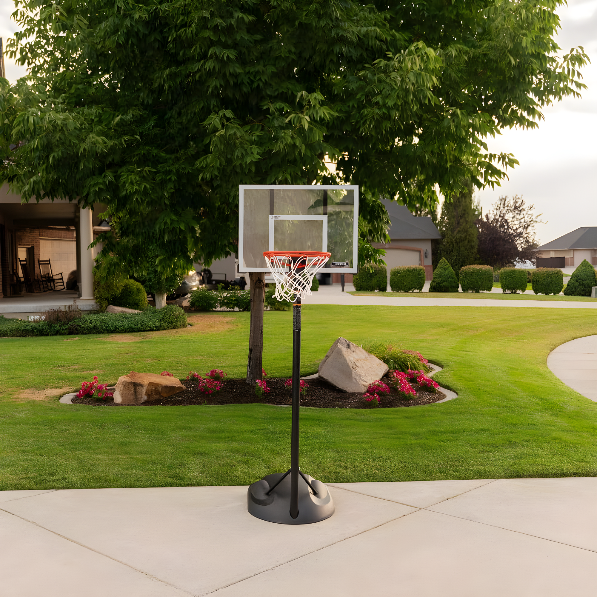 Lifetime Lifetime Height Adjustable Portable Basketball Hoop (30" Polycarbonate Backboard)