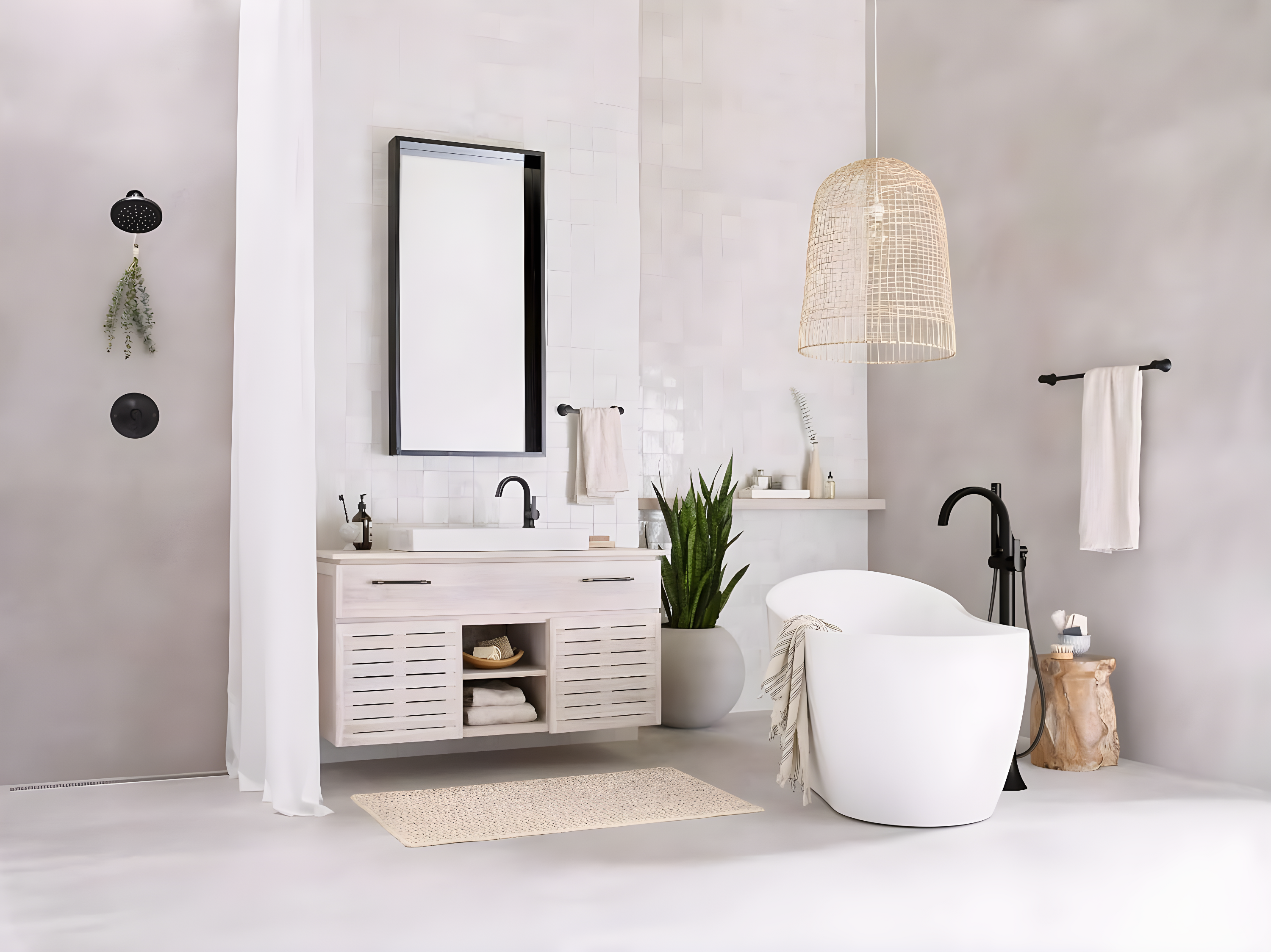 Doux Single Hole Bathroom Faucet with Drain Assembly