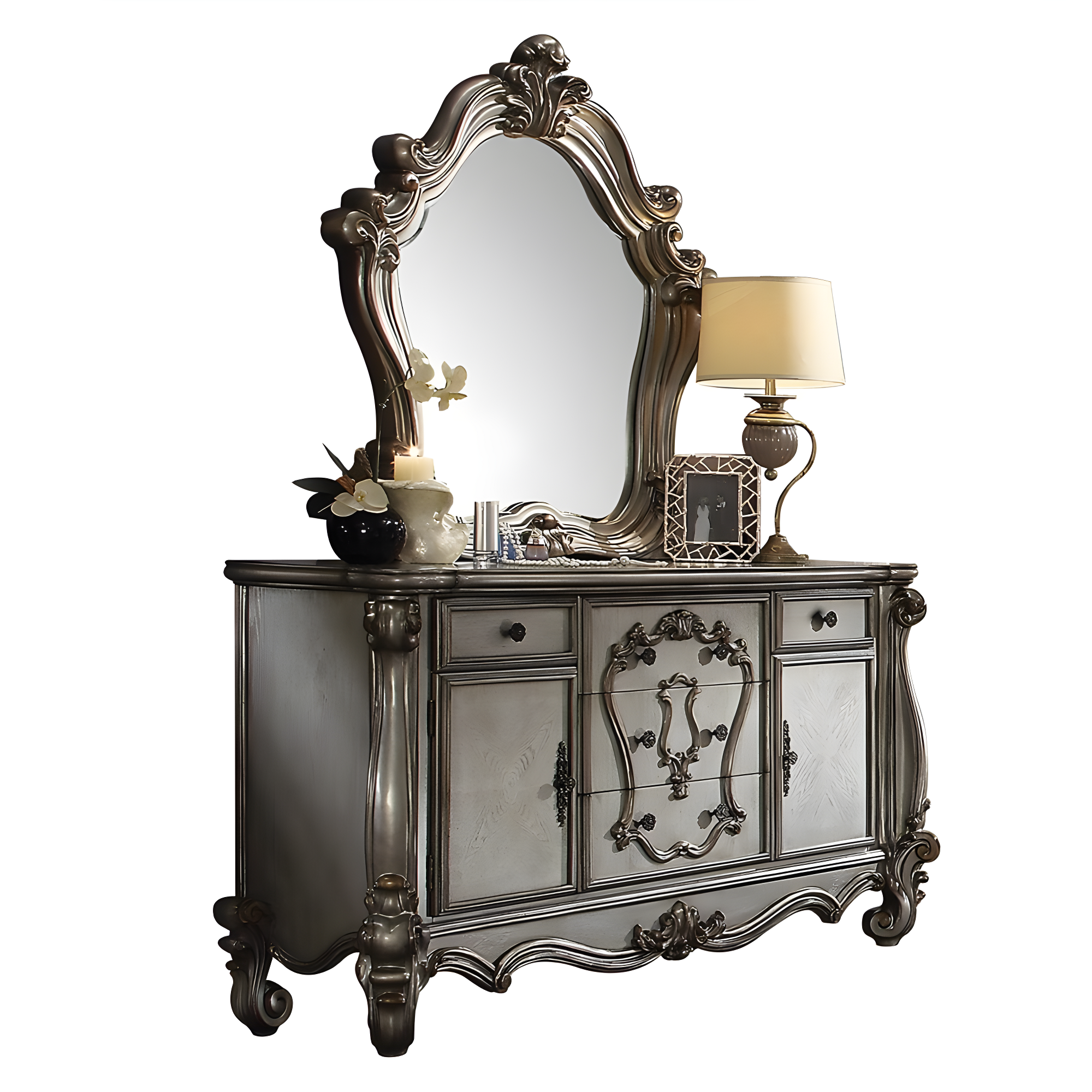 Bersally Wood Wall Mirror