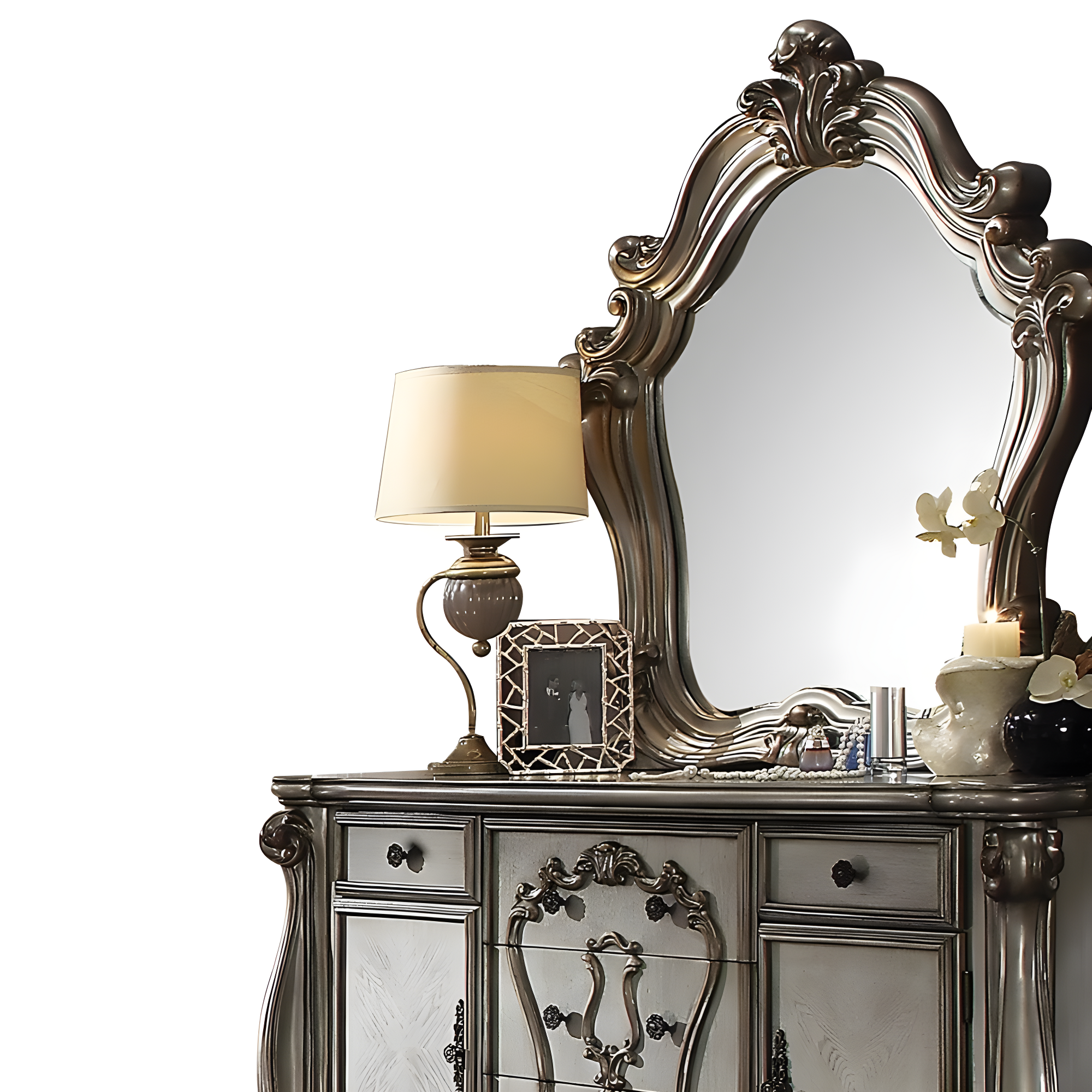 Bersally Wood Wall Mirror