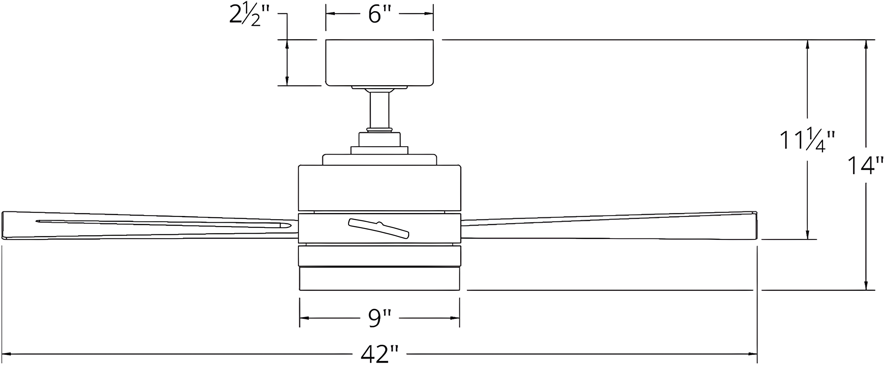 Wynd 42" Matte White Smart Ceiling Fan with LED Light