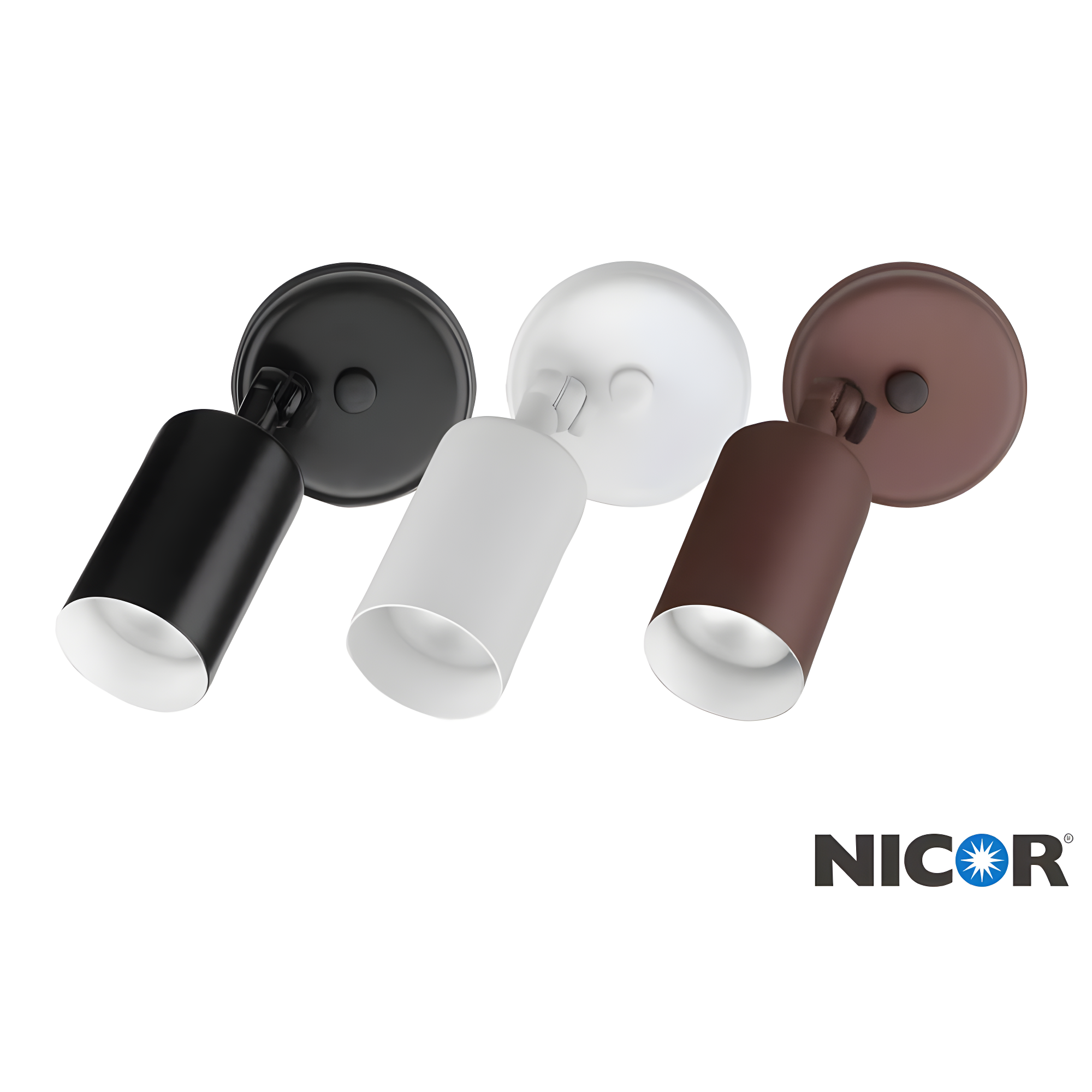 NICOR Lighting 1 - Head Hardwired Outdoor Security Flood Light