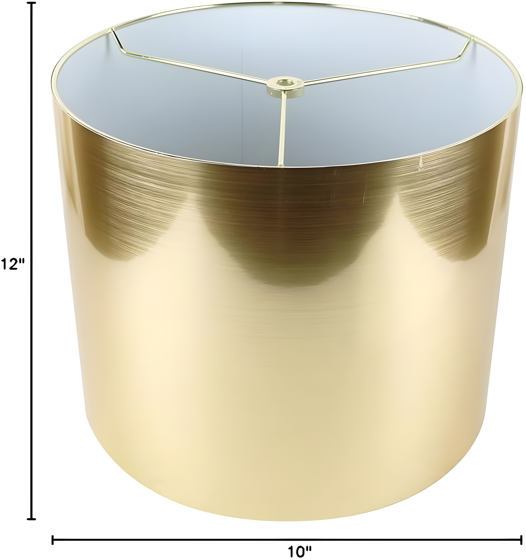 Ganya 10'' H Plastic Drum Lamp Shade