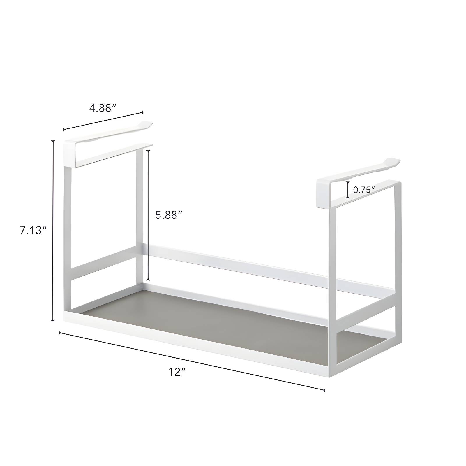 Yamazaki Home Yamazaki Home Under Shelf Spice Rack And Organizer For Kitchen Cabinets, Steel, Undershelf
