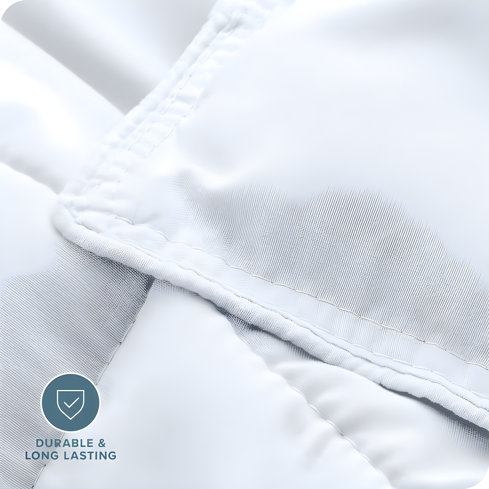 Bare Home 3-Piece Goose Down Alternative Comforter Set in White, Queen