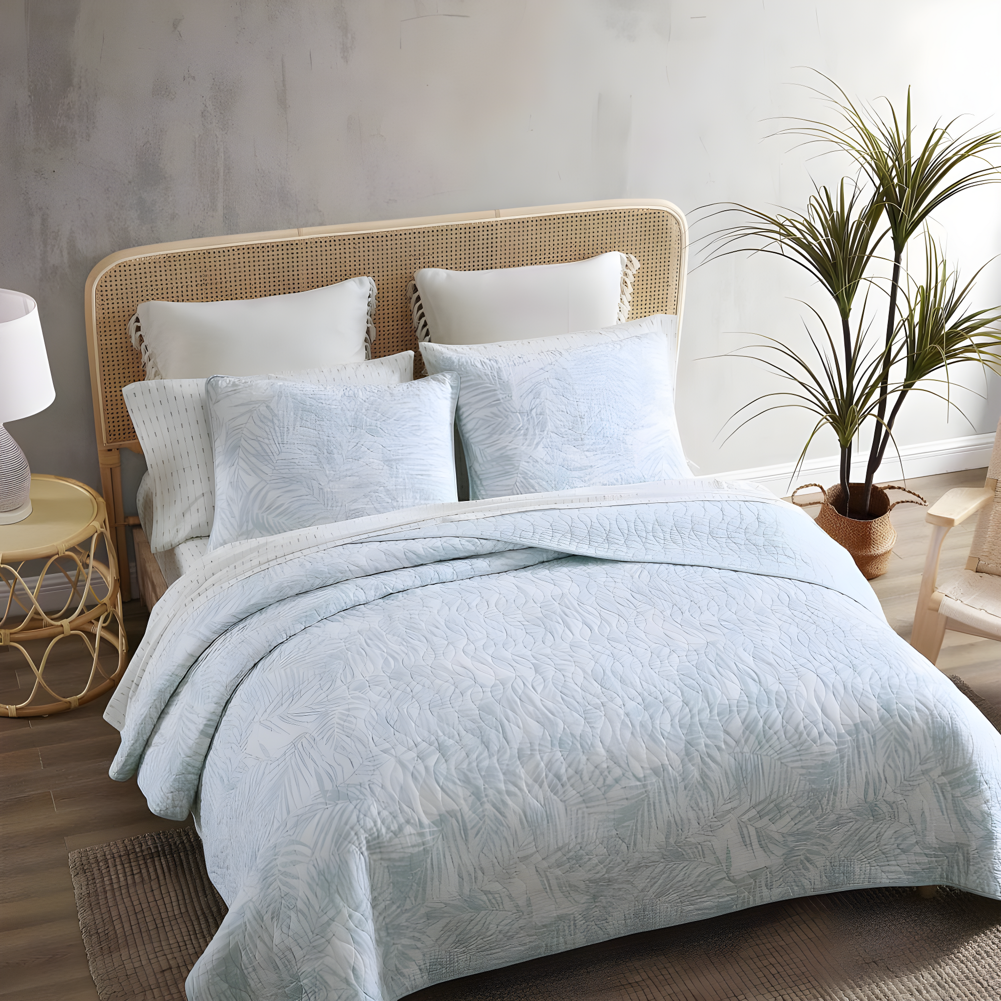 Tommy Bahama Home Tommy Bahama Palmday Cotton Reversible Quilt Set