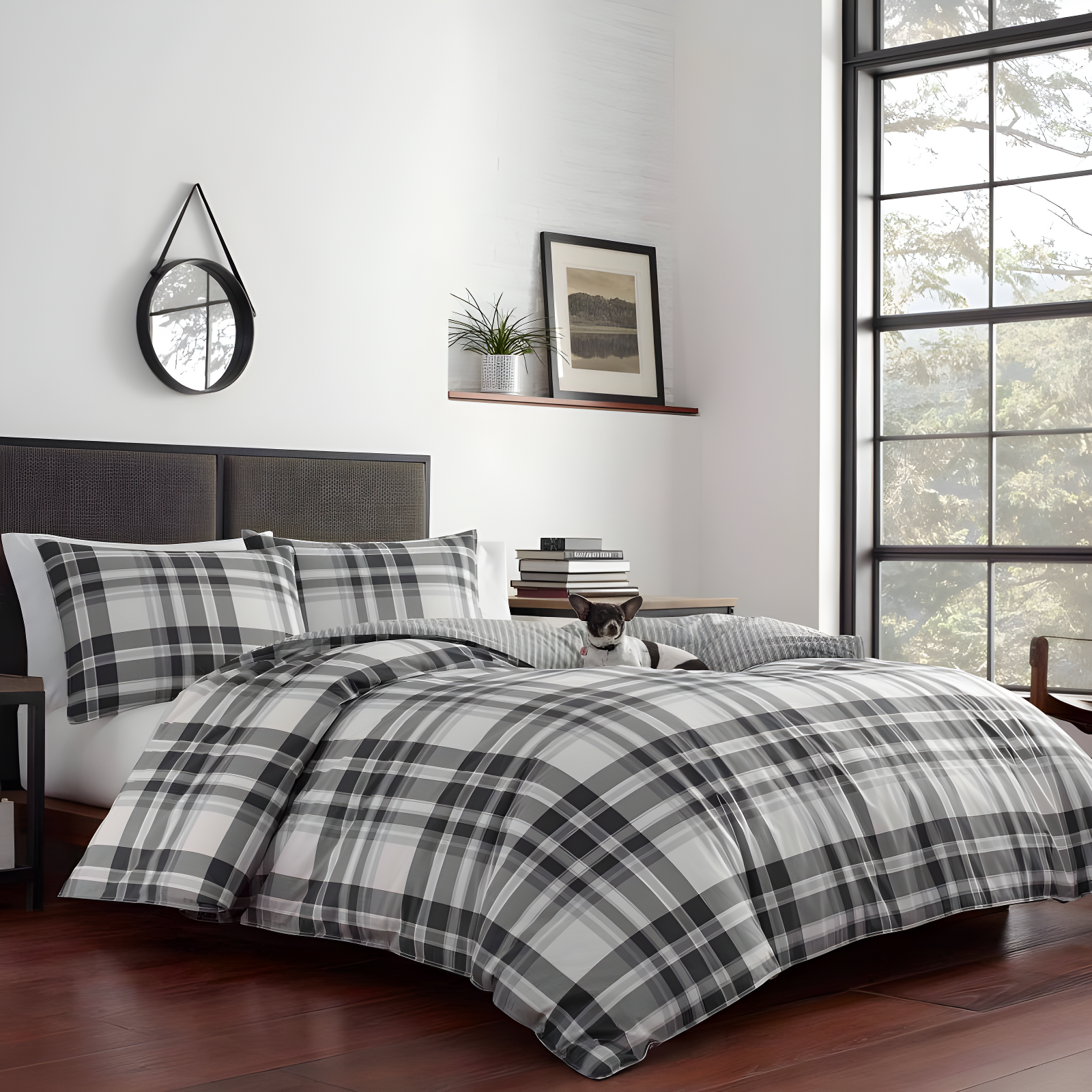 Eddie Bauer Timbers Green Cotton Reversible Bedding Set