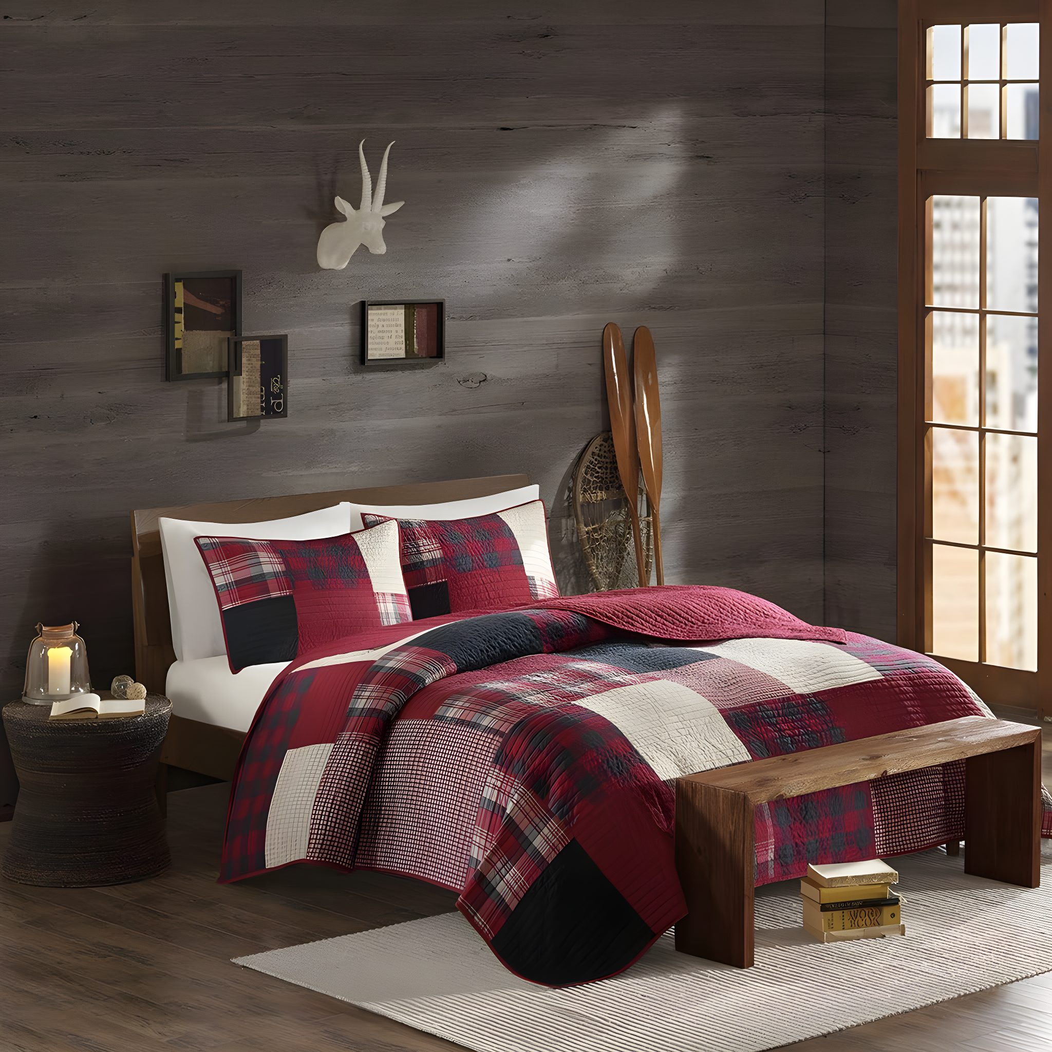 Woolrich Sunset Oversized Cotton Quilt Mini Set