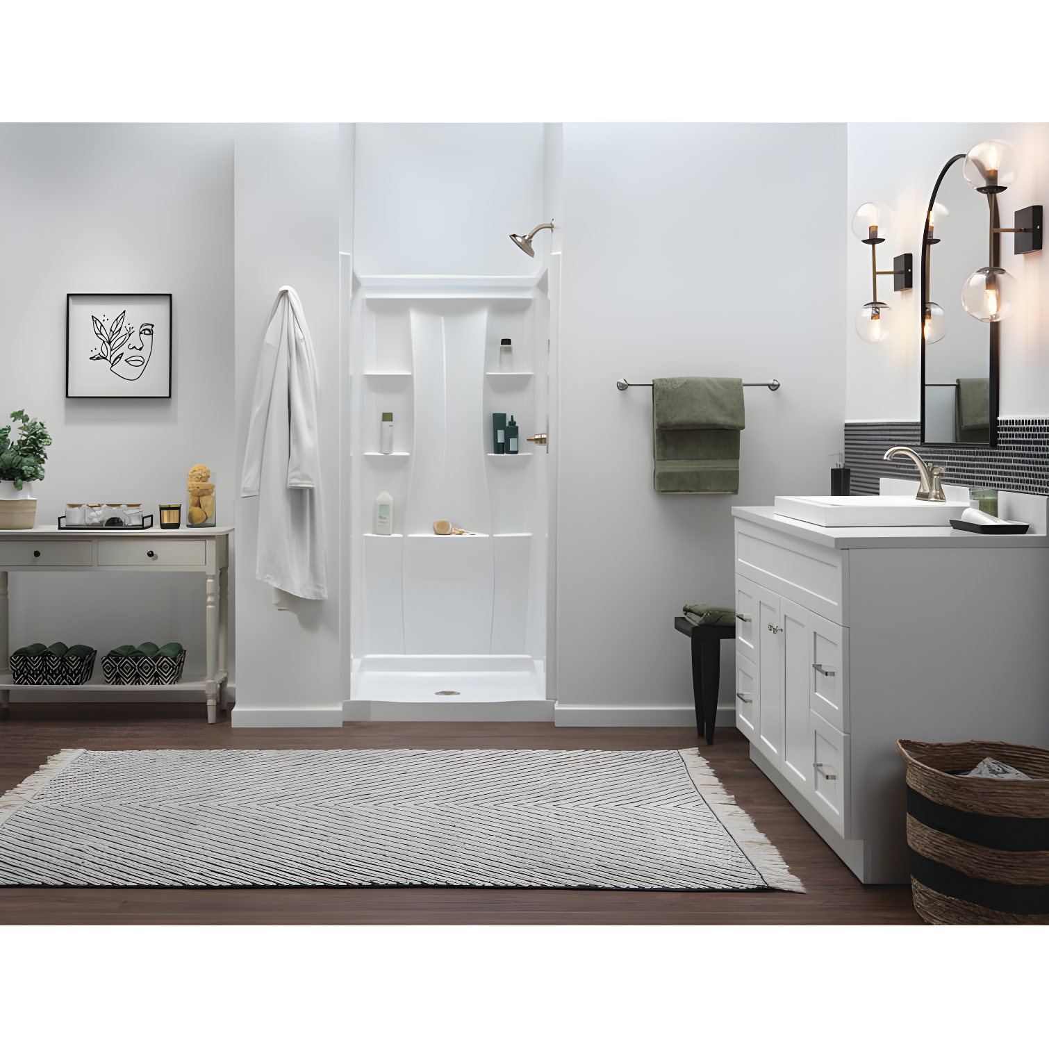 Woodhurst Centerset Bathroom Faucet with Drain Assembly