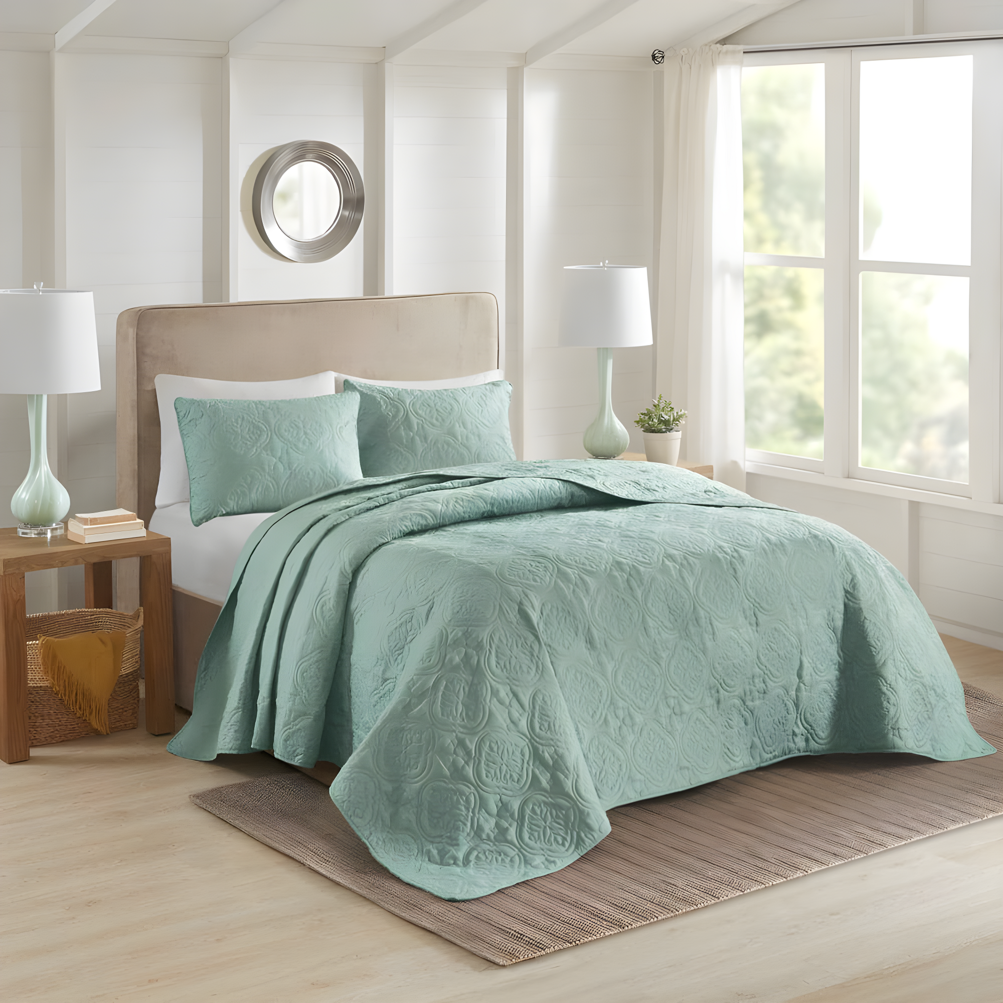 510 Design Oakley 3 Piece Reversible Bedspread Set