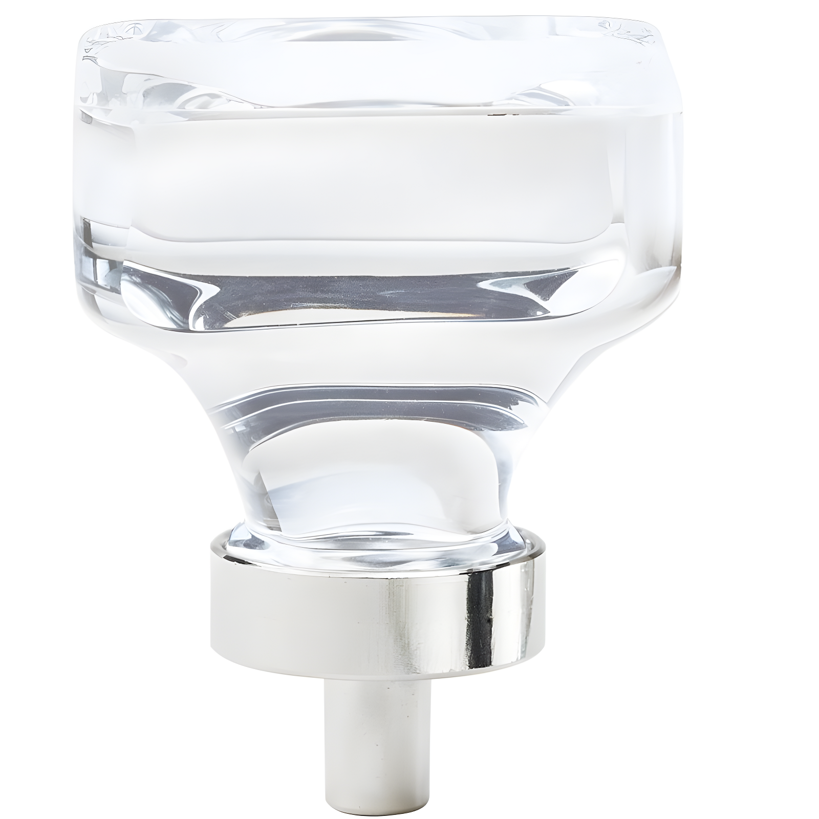 Glacio 1 3/8" Length Square Knob