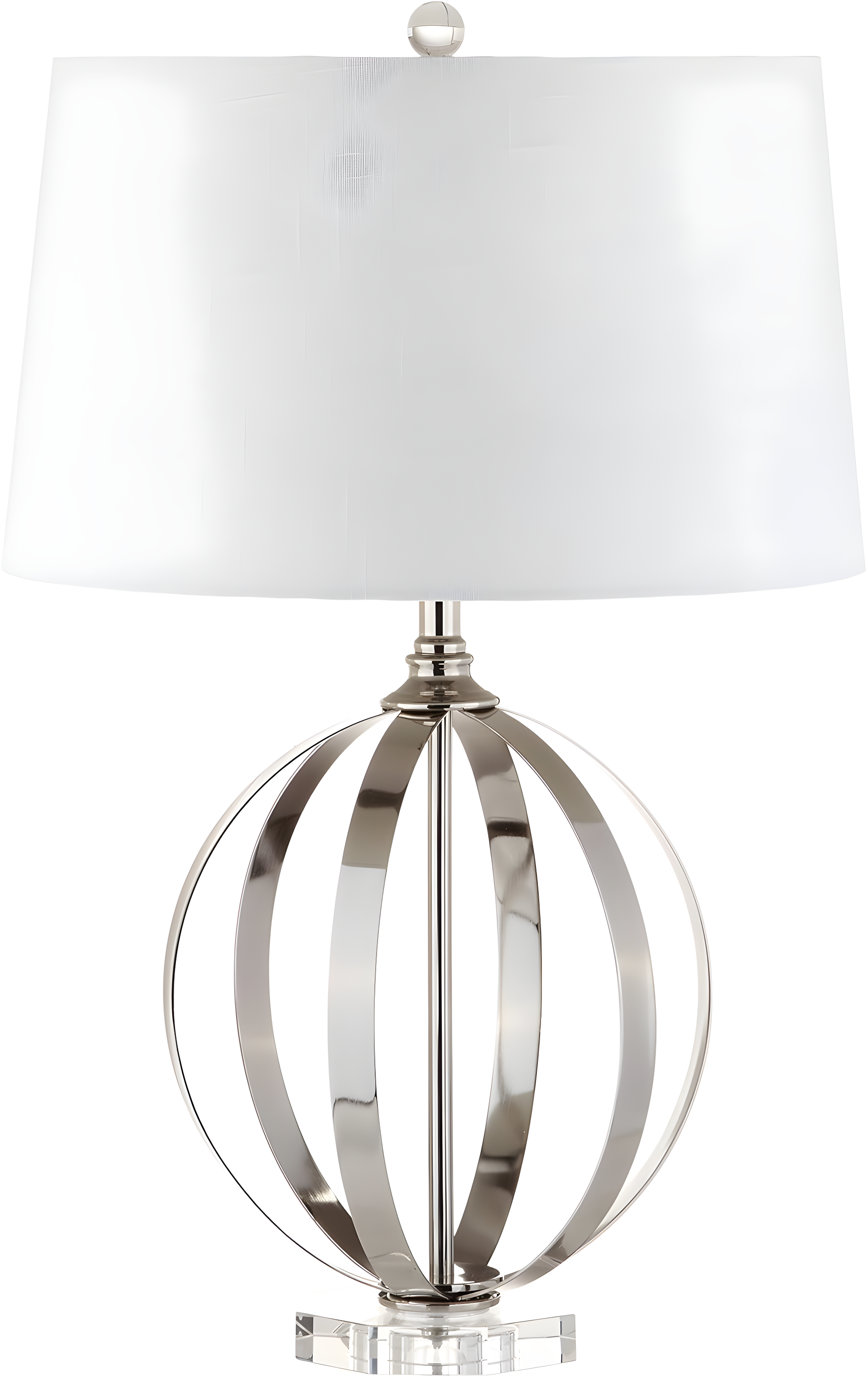 Jonathan Y Lighting Jyl1086 Logan 1 Light 26" Tall Led Buffet Table Lamp - Nickel
