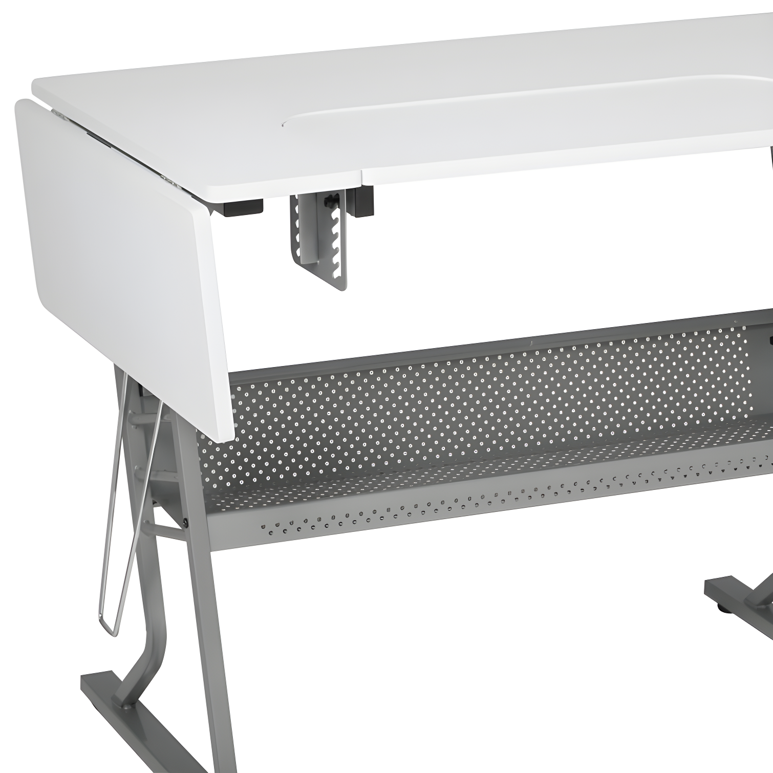 60.25'' x 23.75'' Sewing Table with Sewing Machine Platform