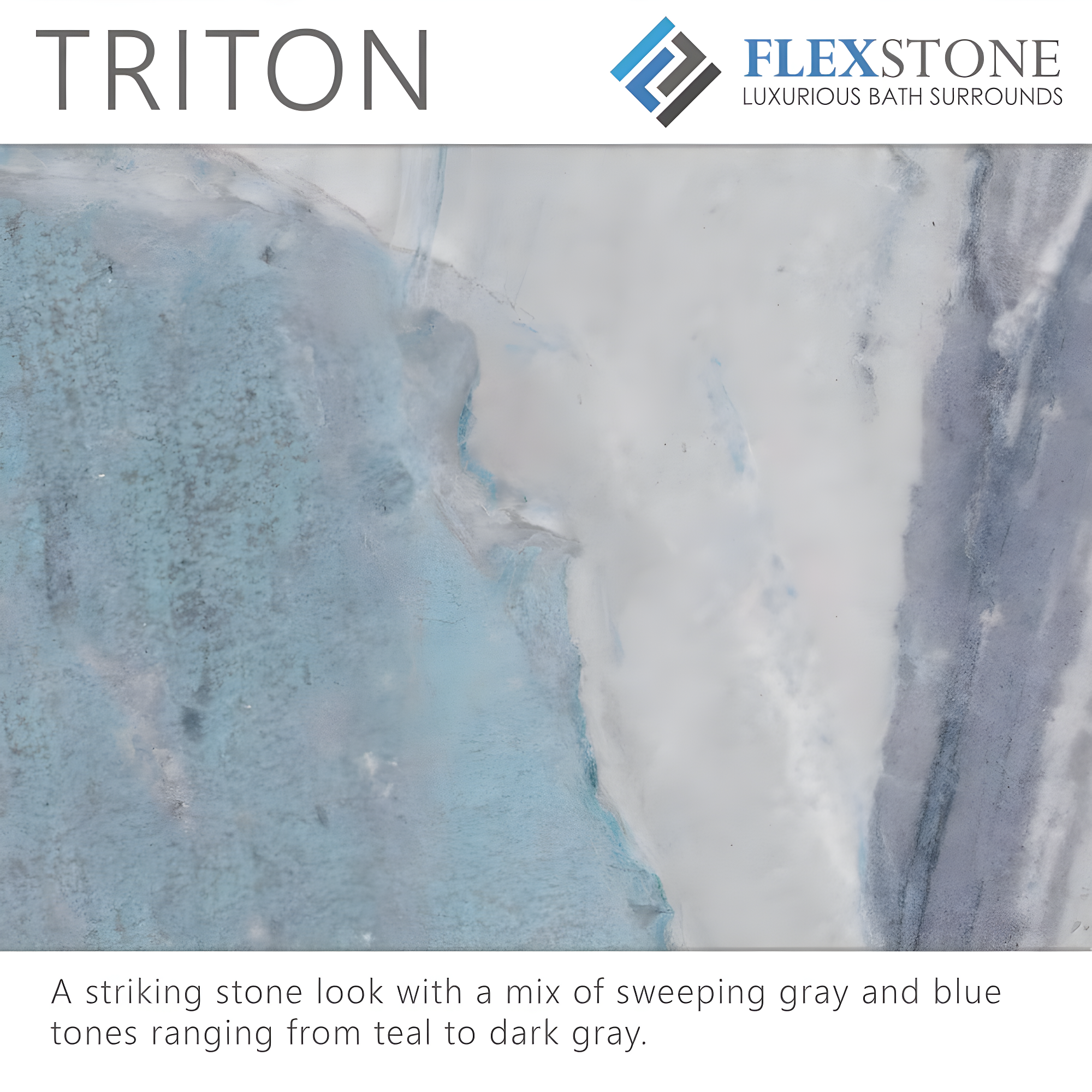 FlexStone 60"L x 32"W Single Threshold Alcove Shower Base with Right-Hand Drain