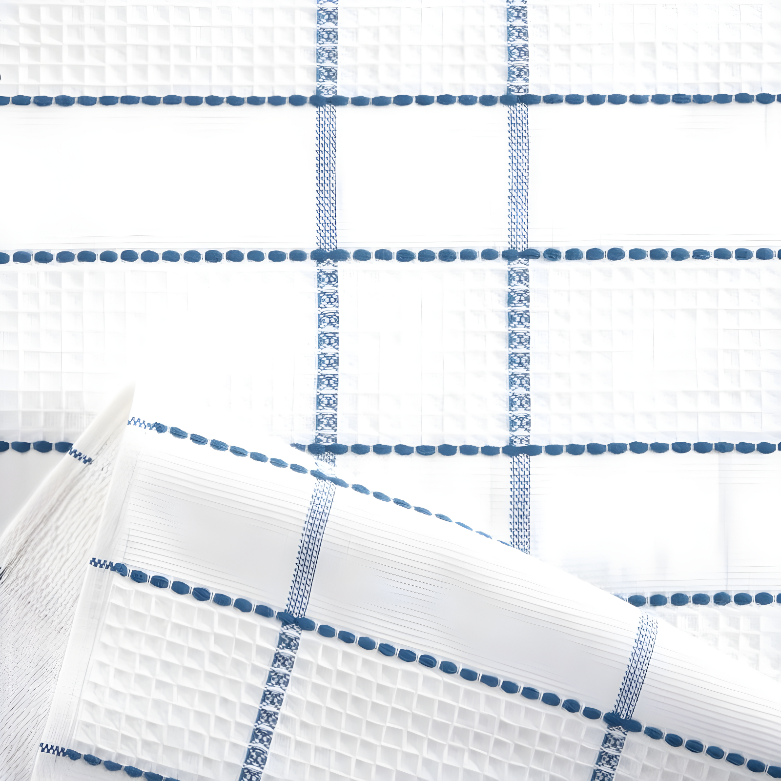 Martha Stewart Martha Stewart Modern Waffle Kitchen Towel Set 6-Pack, Linen, 16"x28" (Set of 6)