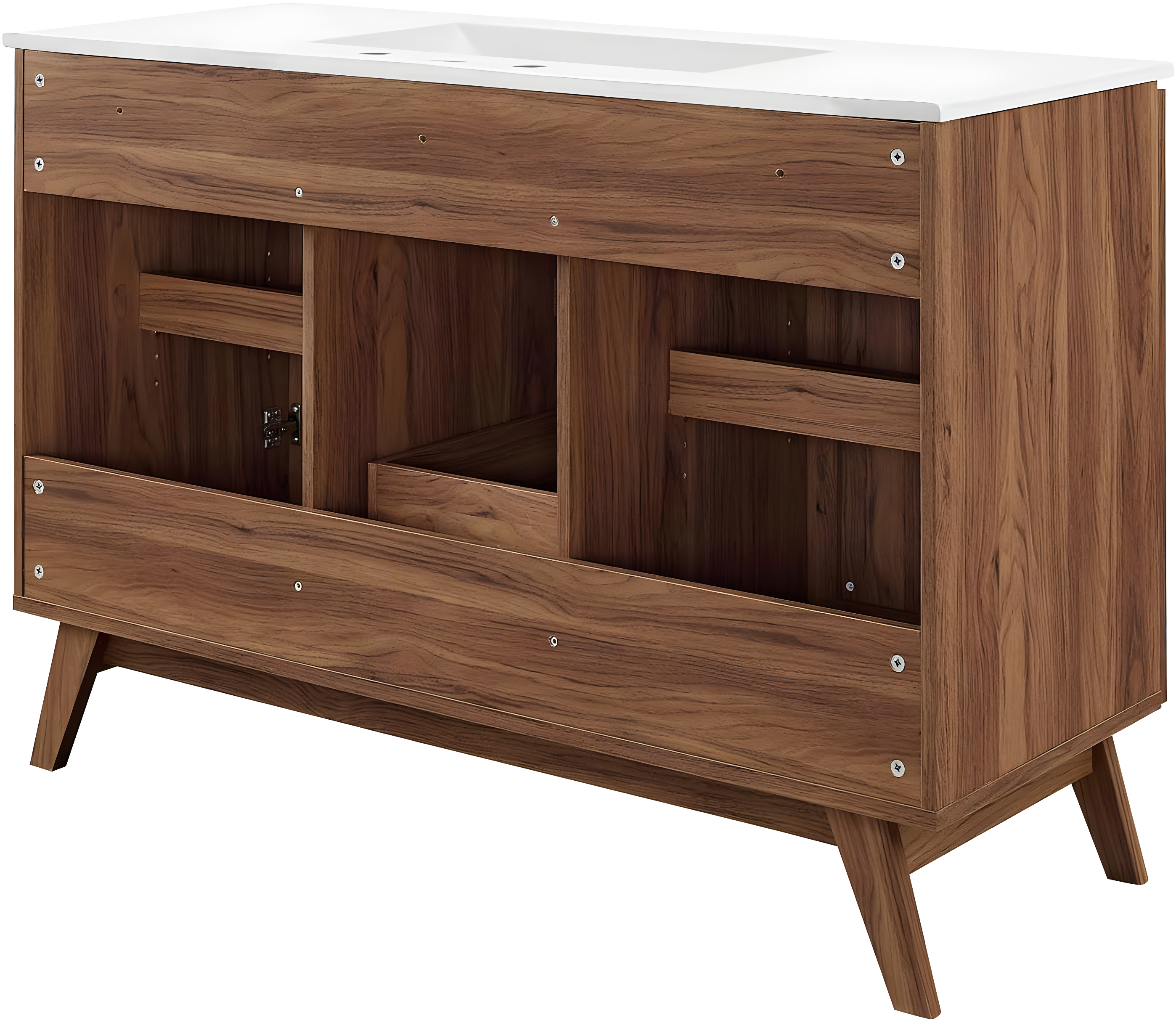 Modway Soma 48'' Free Standing Single Bathroom Vanity with Manufactured Wood Top