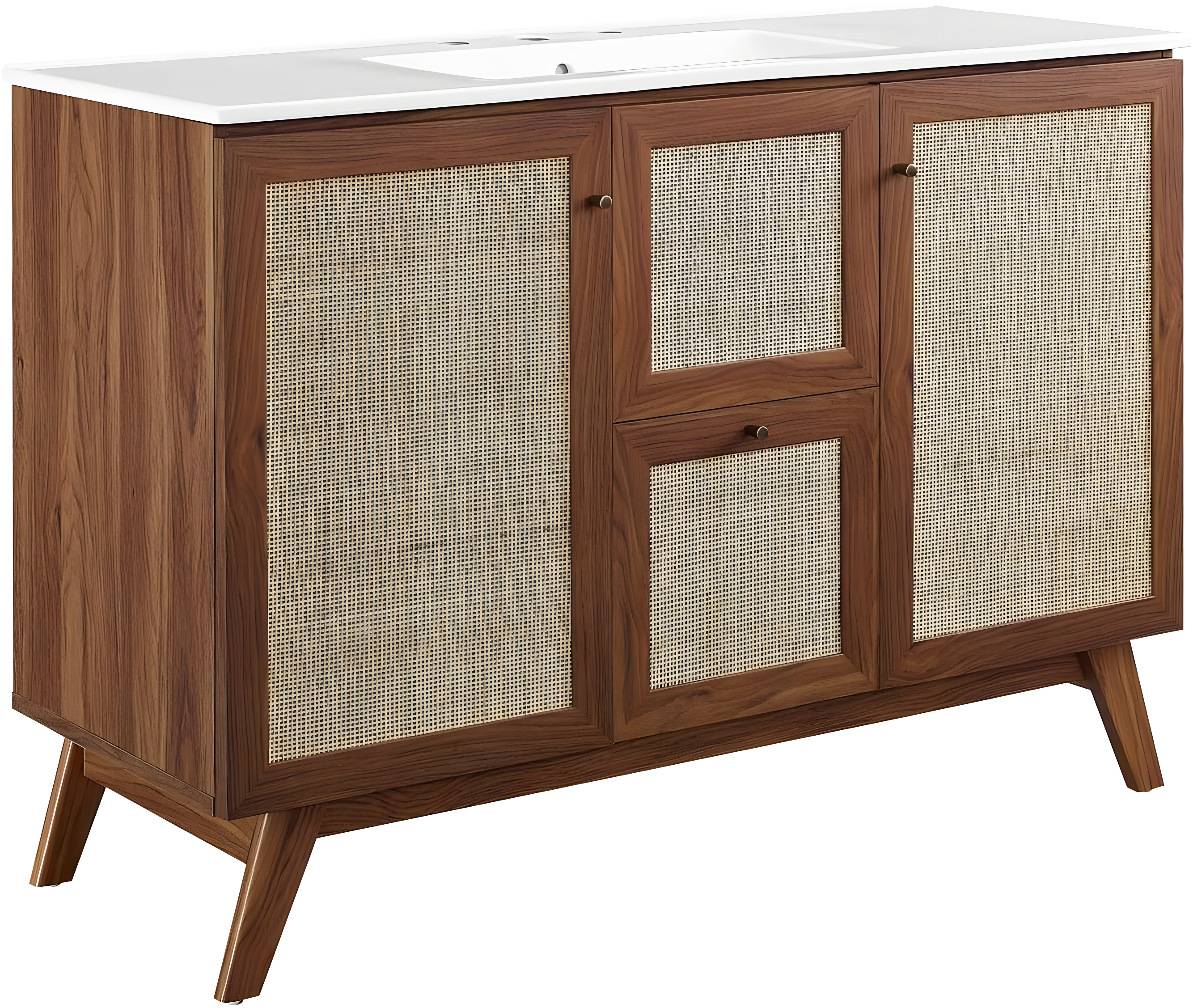 Modway Soma 48'' Free Standing Single Bathroom Vanity with Manufactured Wood Top