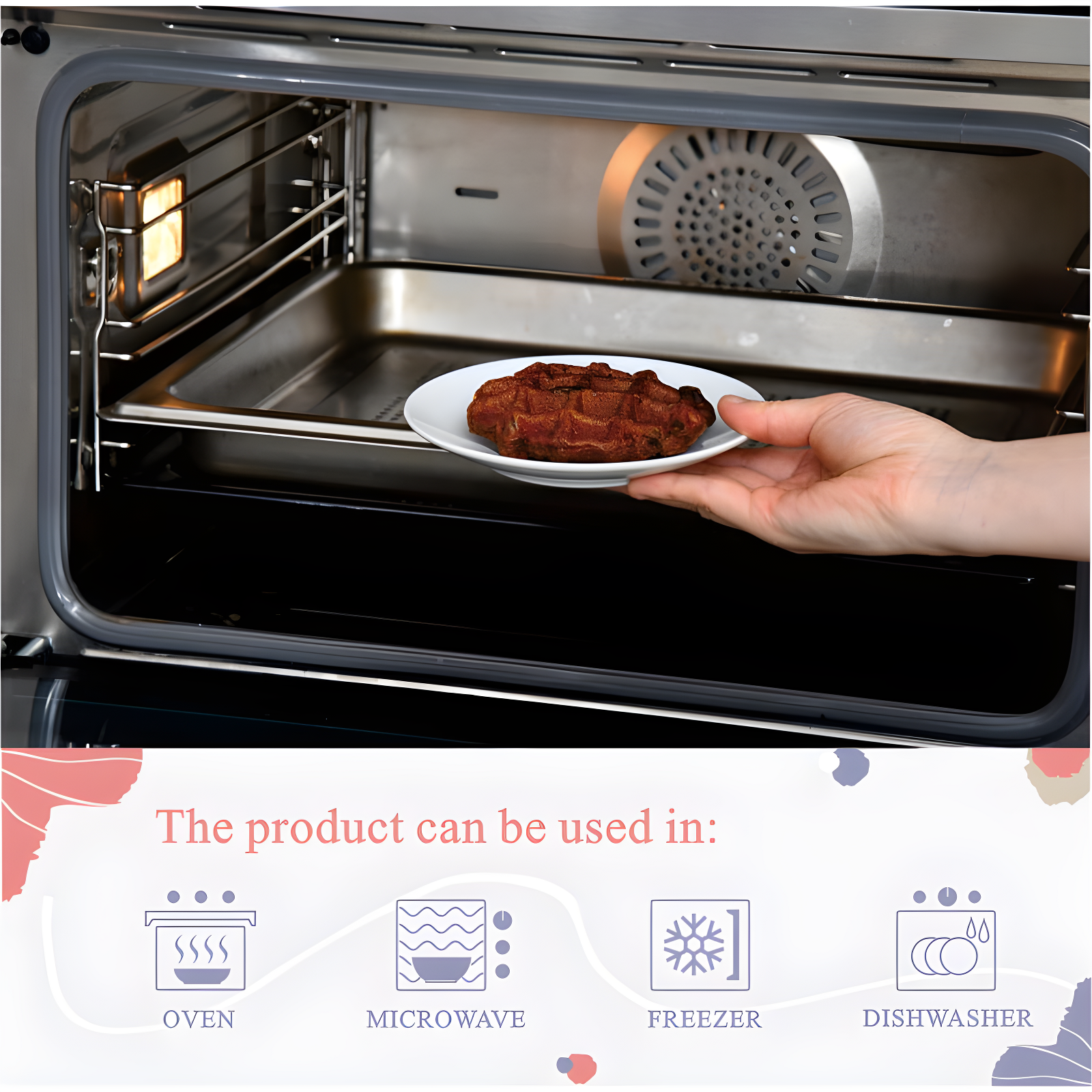 Hokku Designs 6 Inches Small Appetizer Plates Matte Porcelain, Elegant Mini Size Round Serving Plates For Dessert, Salad, Snacks, Set Of 6