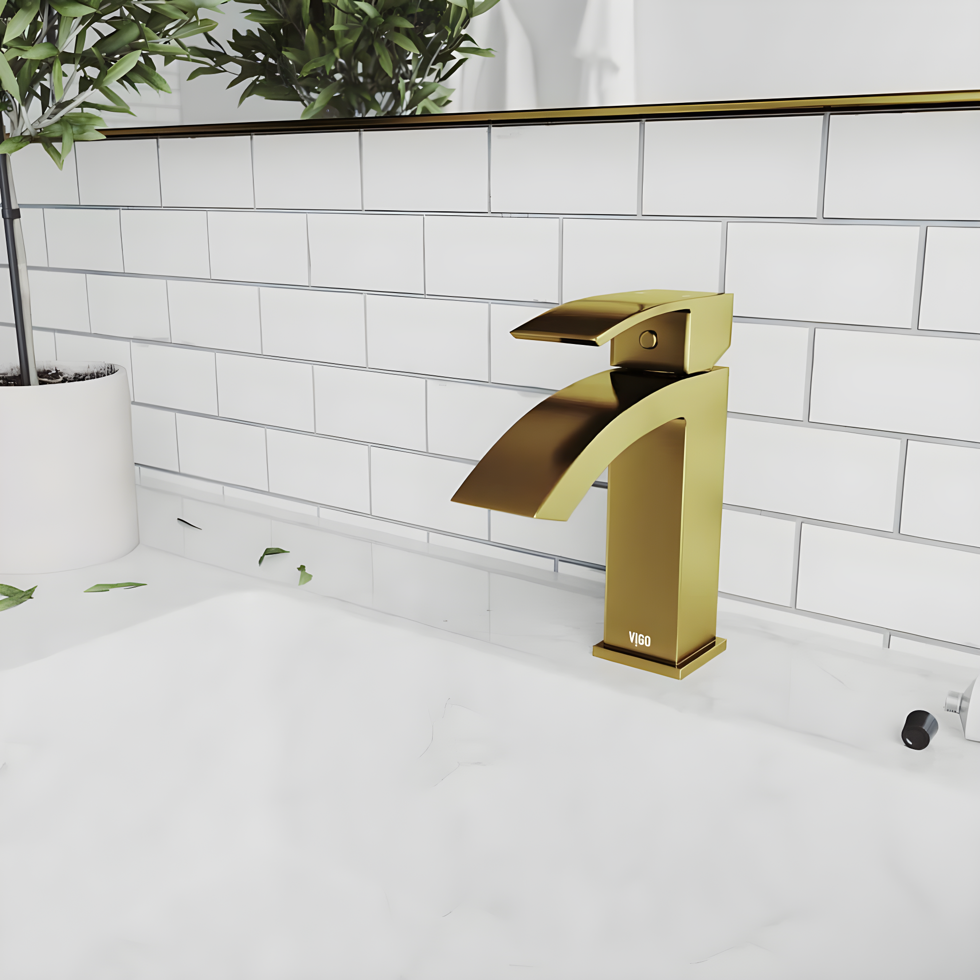 Satro 7" H Single Handle Single Hole Bathroom Faucet