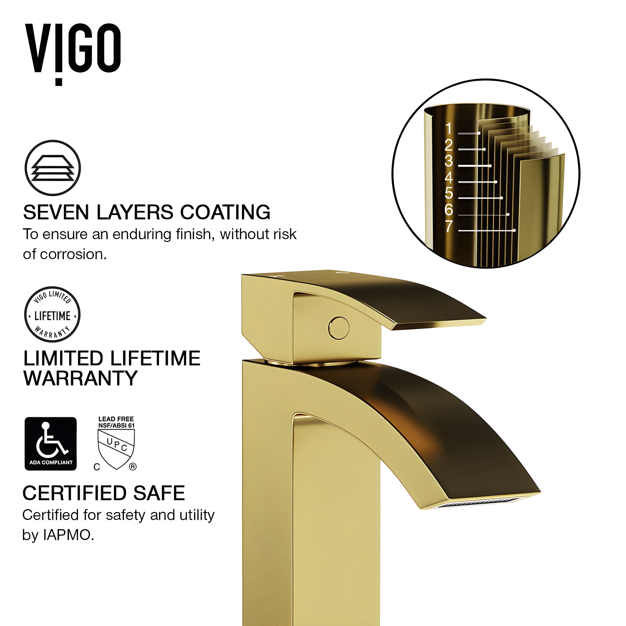 Satro 7" H Single Handle Single Hole Bathroom Faucet