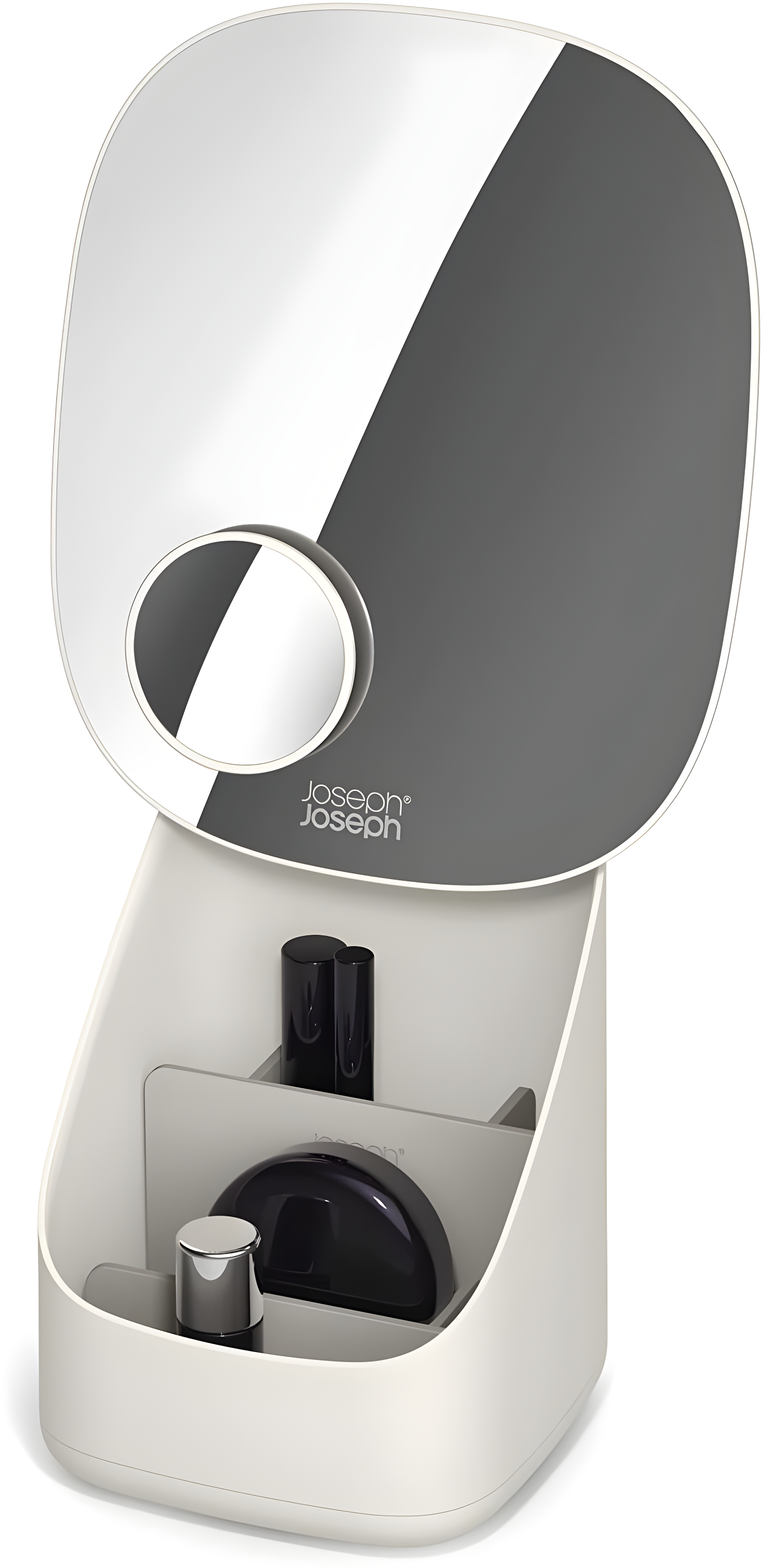 Joseph Joseph Joseph Joseph Viva Makeup Organizer with Pedestal Mirror