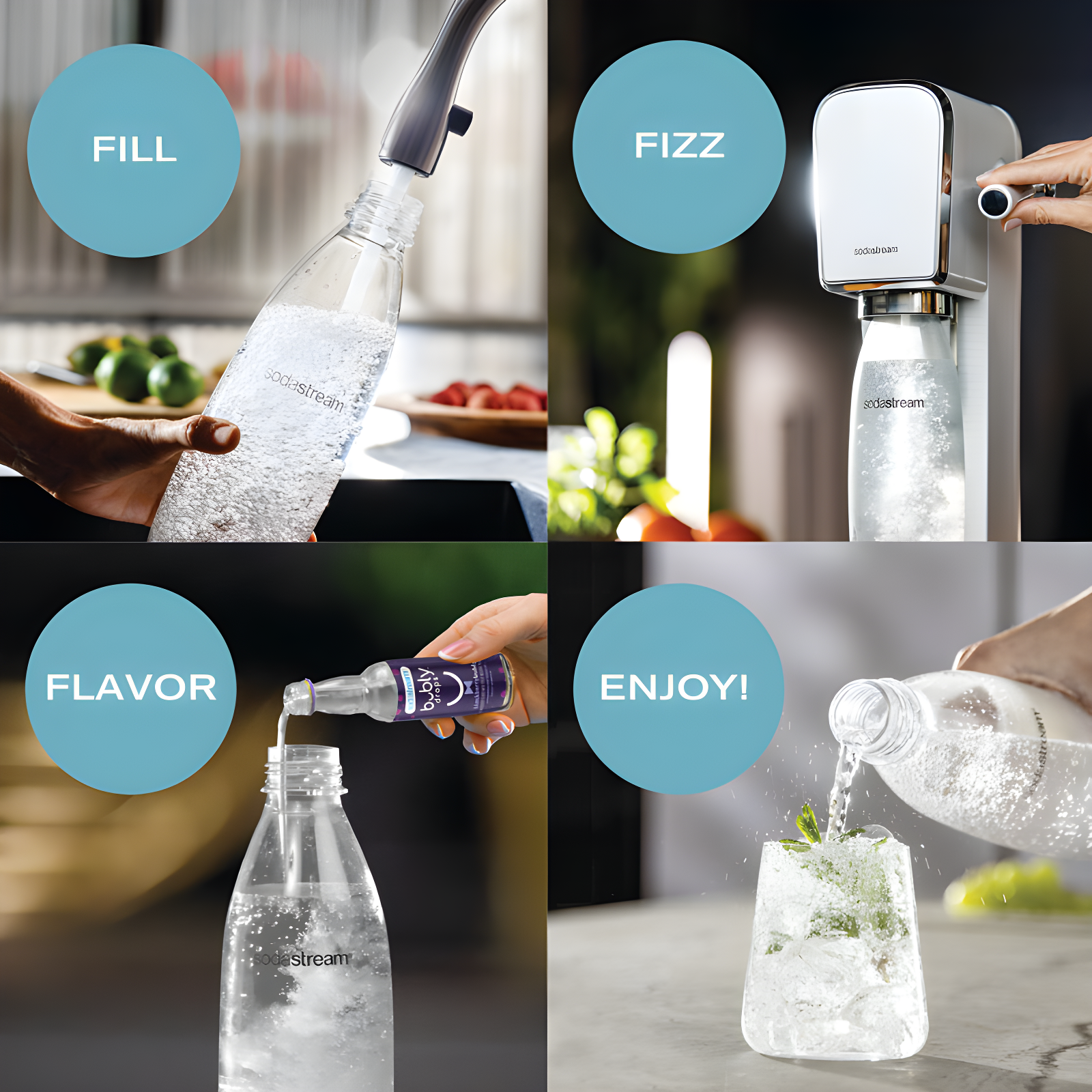 SodaStream ART White Sparkling Water Maker