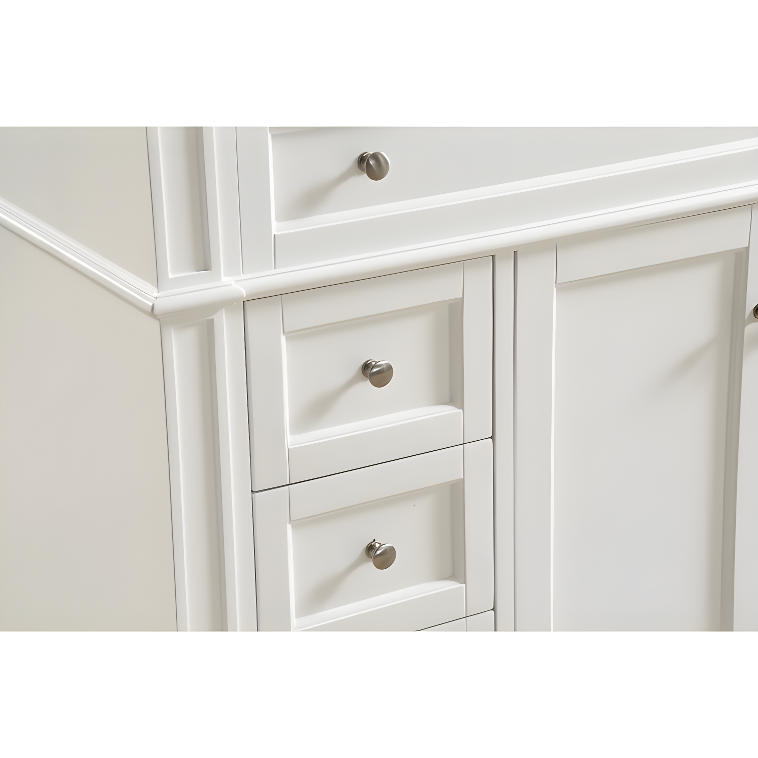 Rukie 40" Free-Standing Single Bathroom Vanity Set with Marble Vanity Top