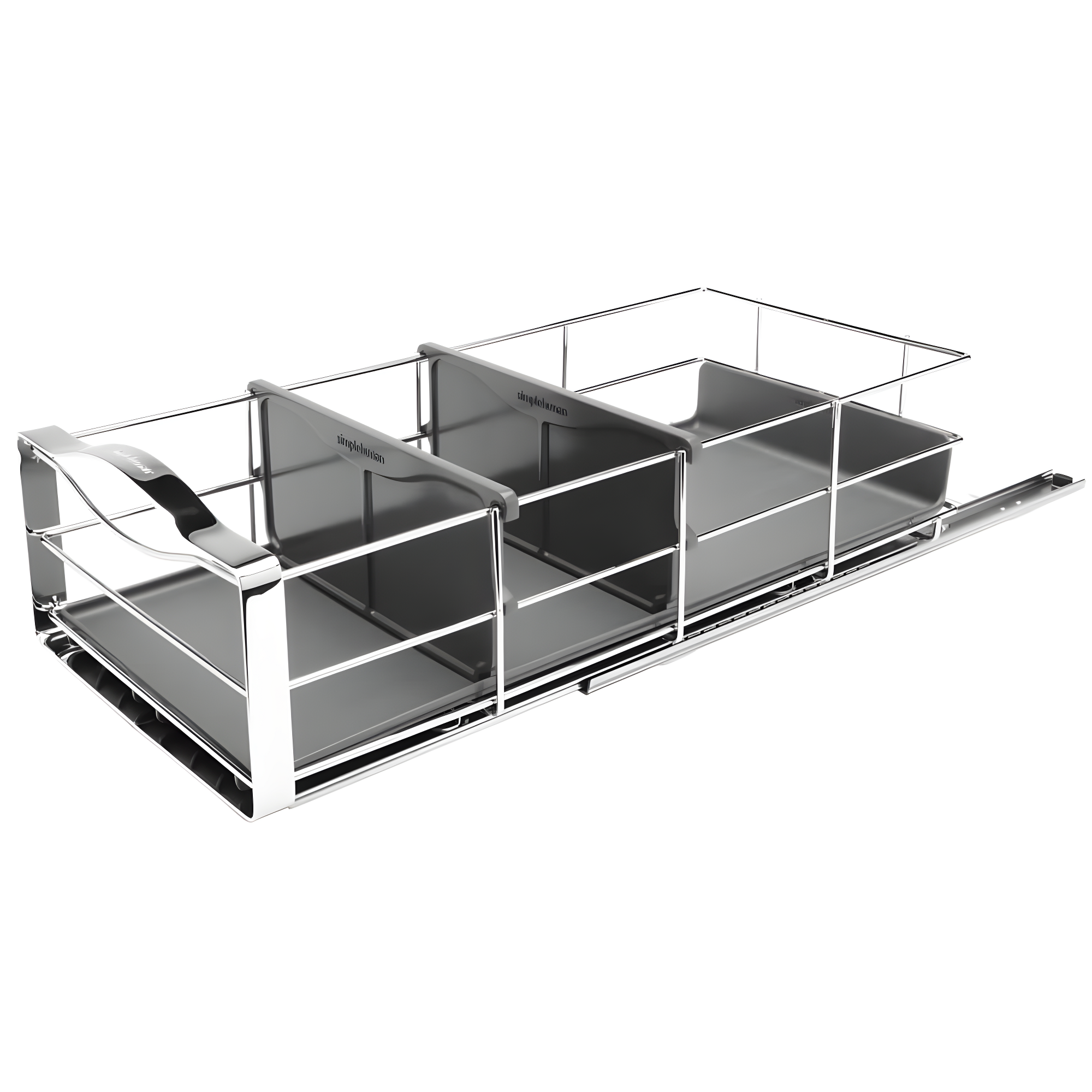 Simplehuman Pull-Out Cabinet Organizer, Heavy-Gauge Steel Frame