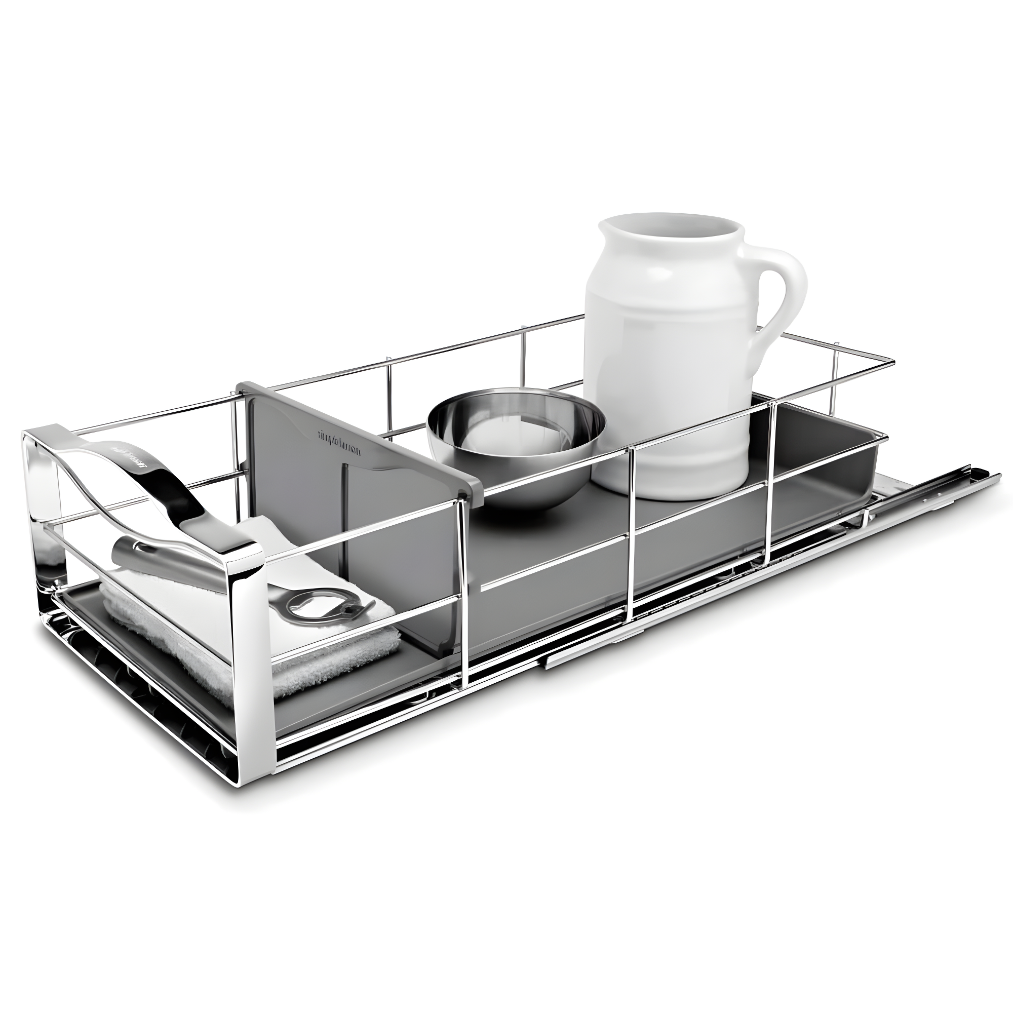 Simplehuman Pull-Out Cabinet Organizer, Heavy-Gauge Steel Frame