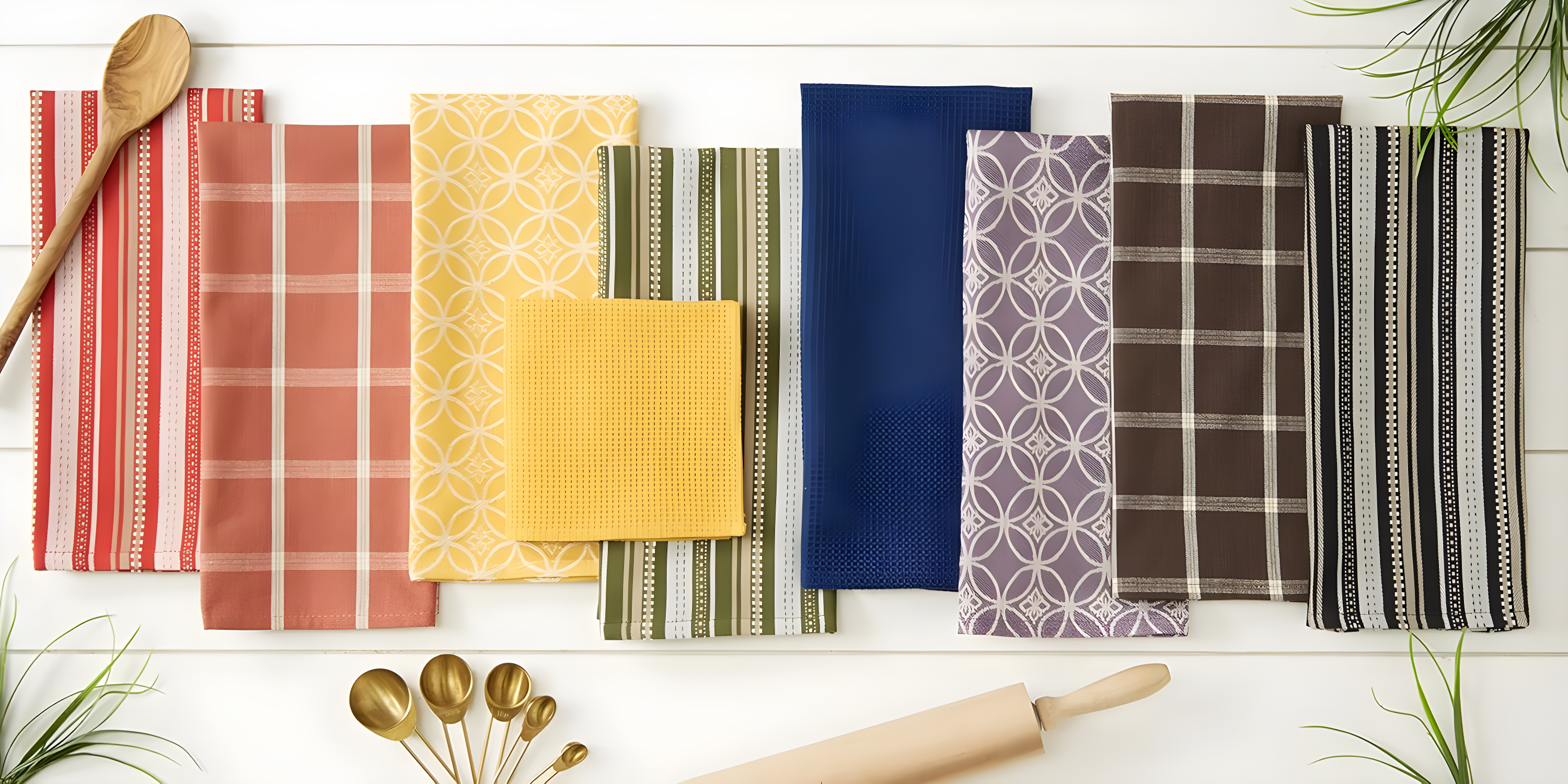 Design Imports  Eggplant Asst Dishtowel & Dishcloth Set/5