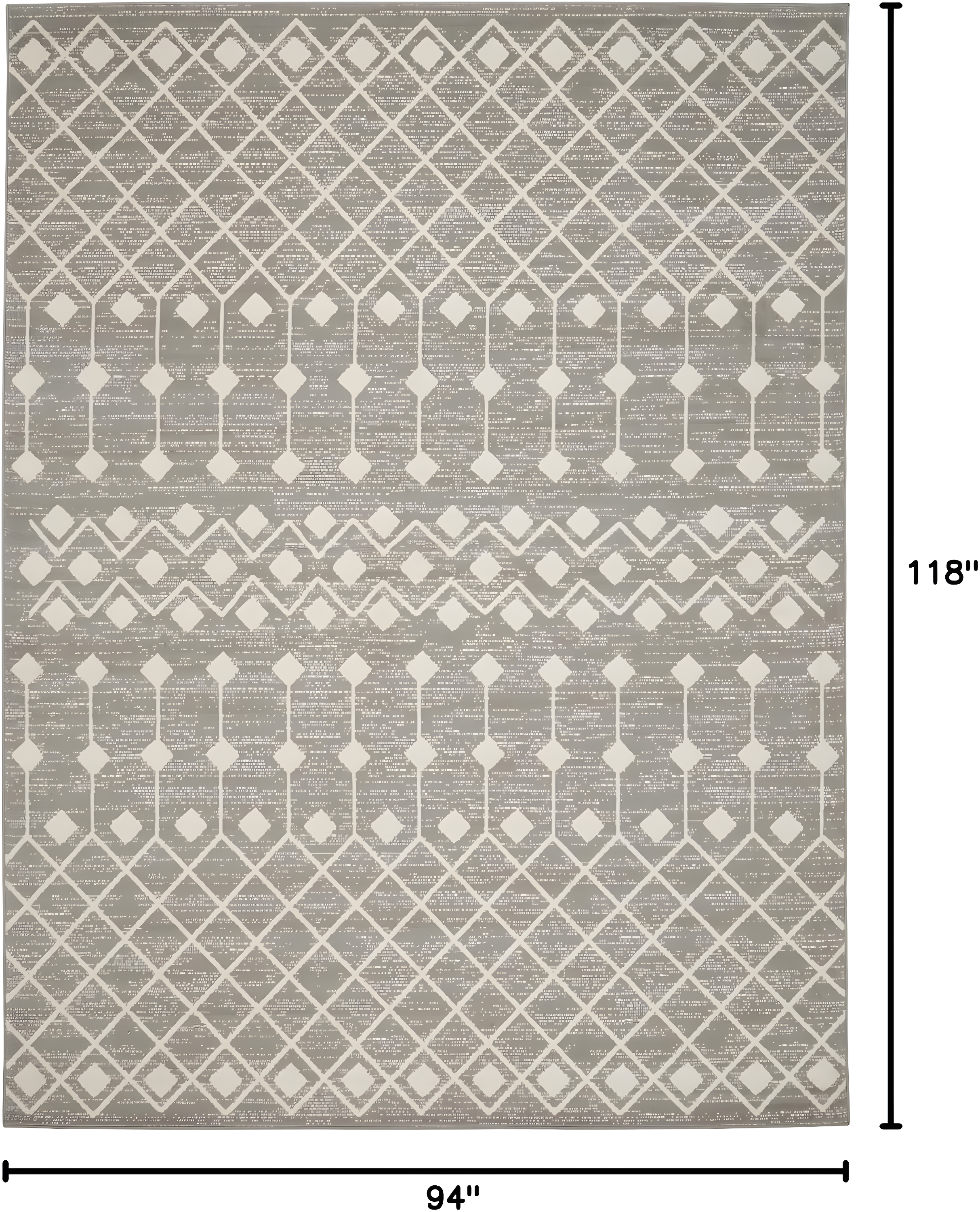 Nourison Grafix GRF37 Indoor Area Rug Grey 7'10" x 9'10"