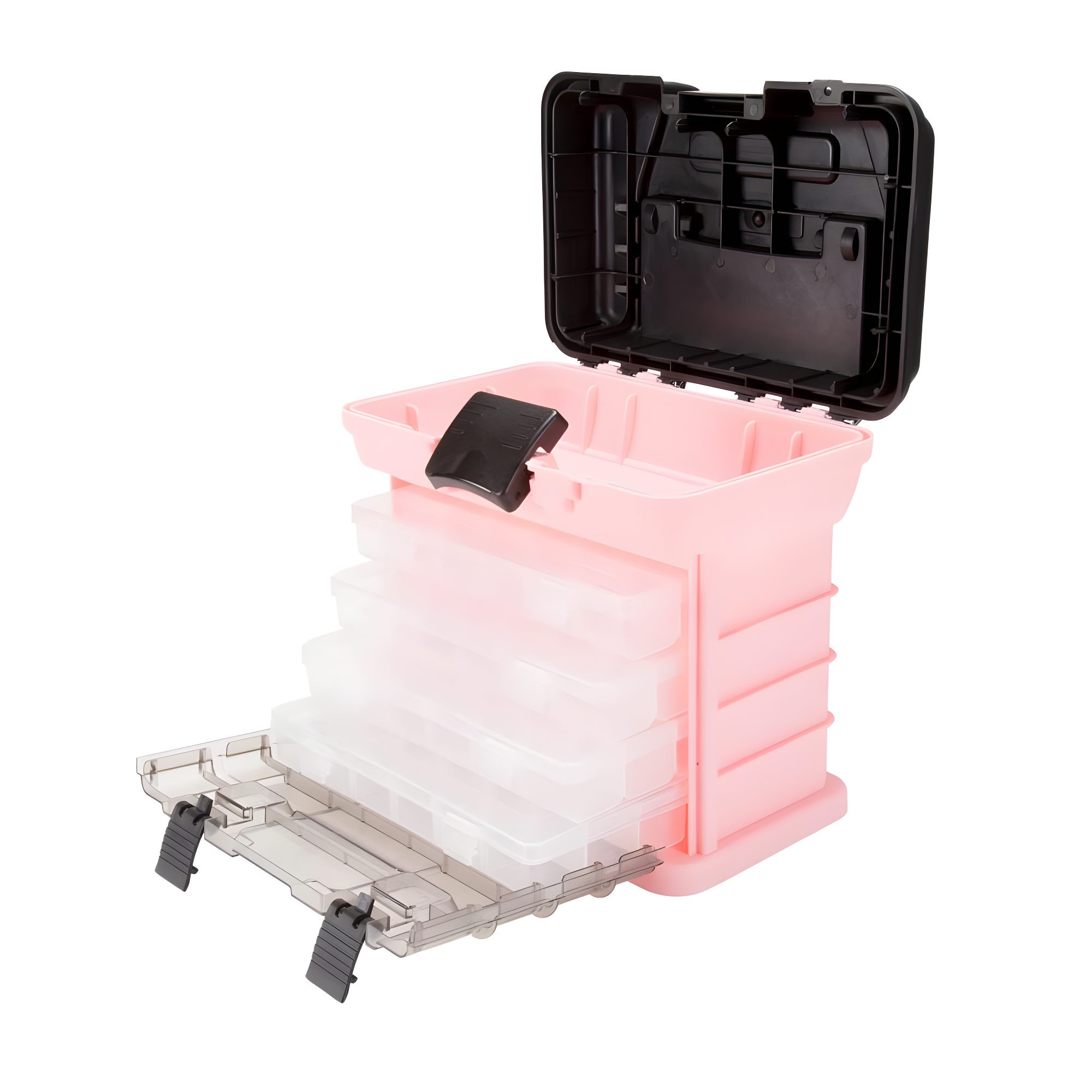 Stalwart Stalwart Portable Tool Box - Small Parts Organizer and Customizable Compartment for Hardware, Crafts