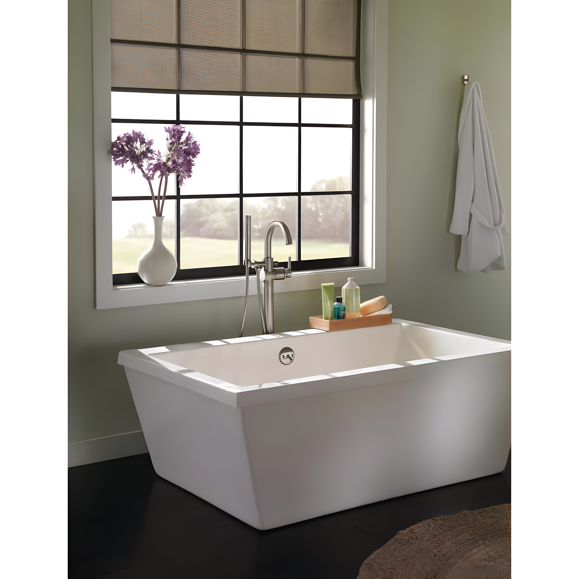 Trinsic Single Handle Floor Mounted Freestanding Tub Filler
