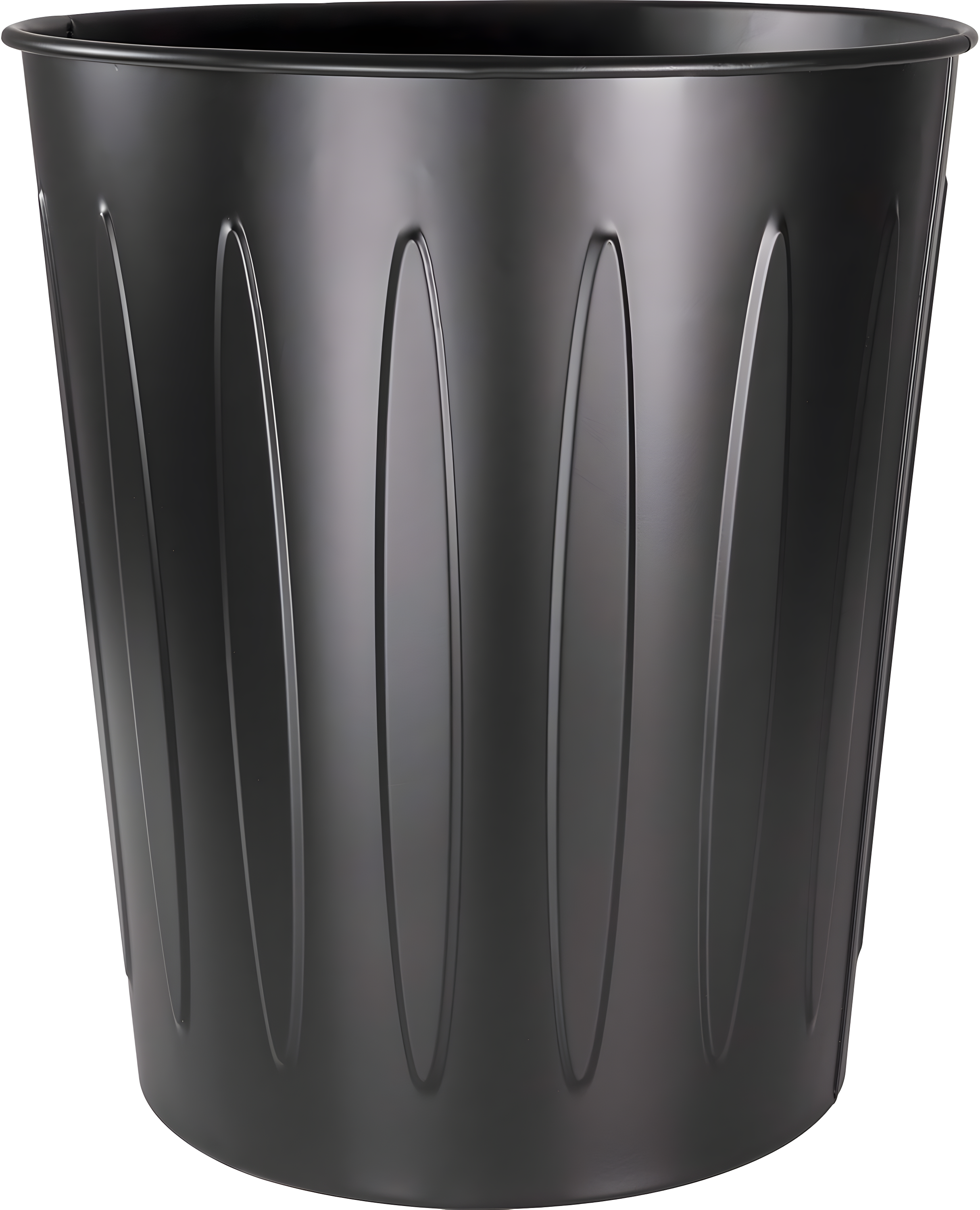 Steel Open Trash Can - 6 Gallons