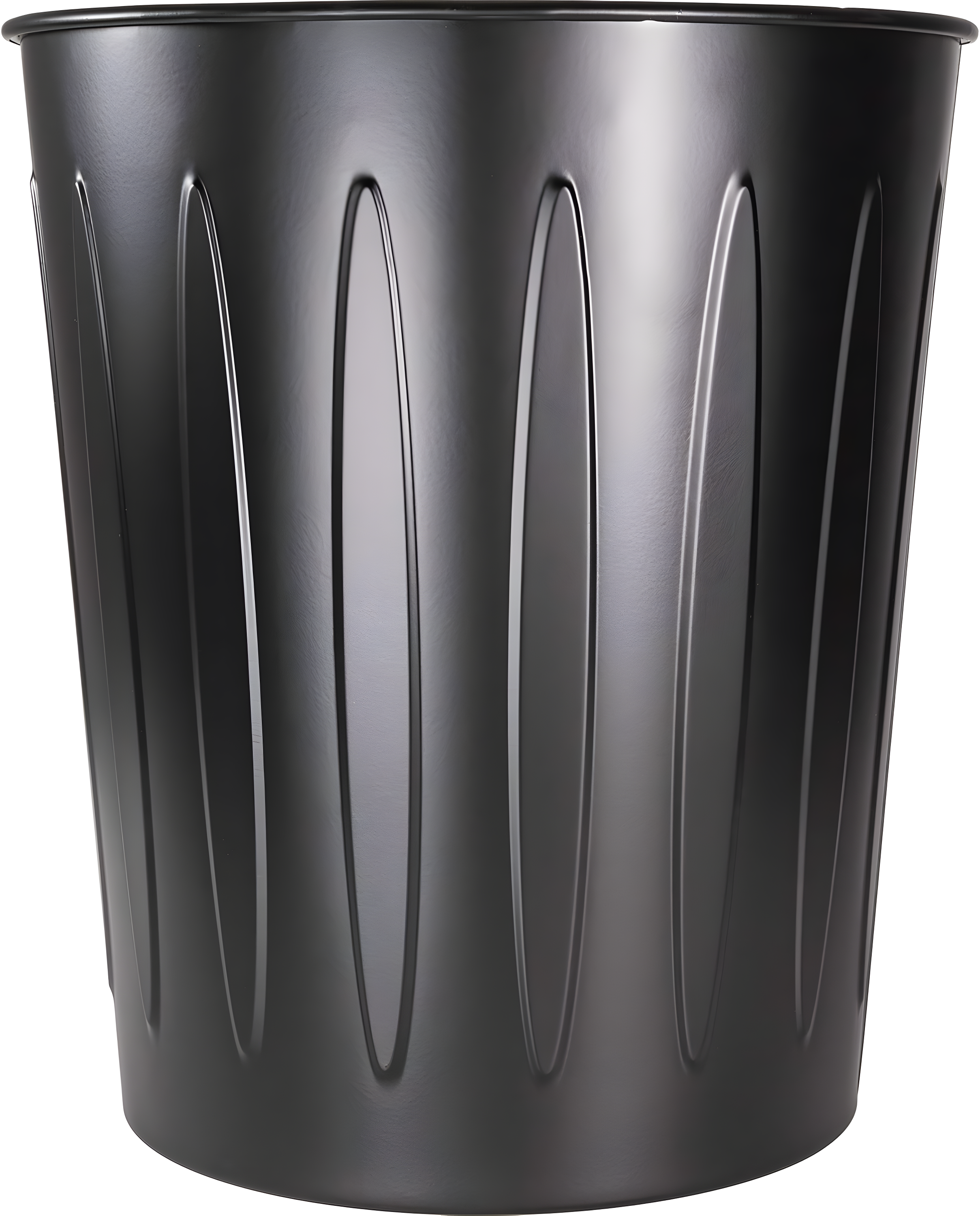 Steel Open Trash Can - 6 Gallons
