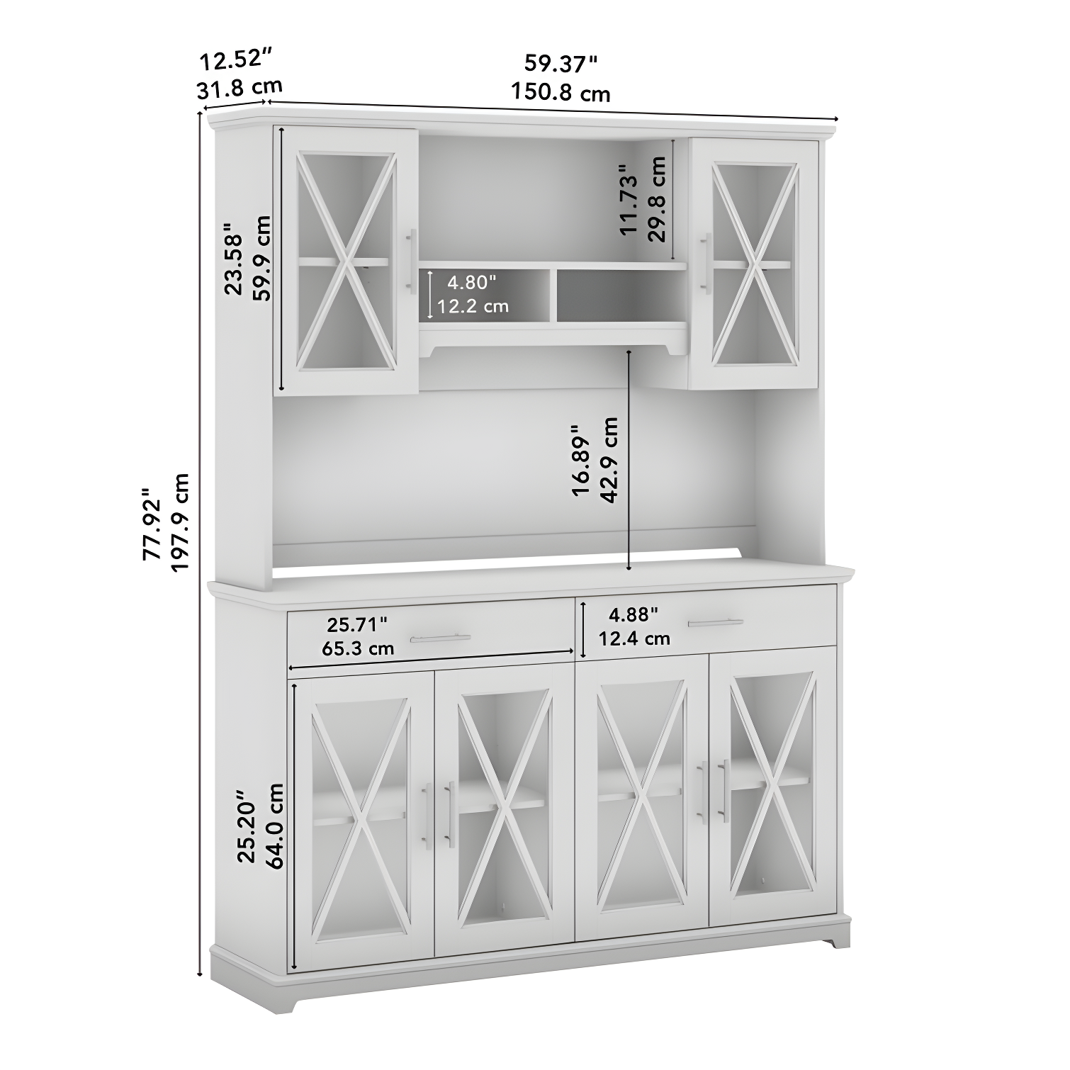 Laurel Foundry Modern Farmhouse® Cokato 60W Storage Cabinet