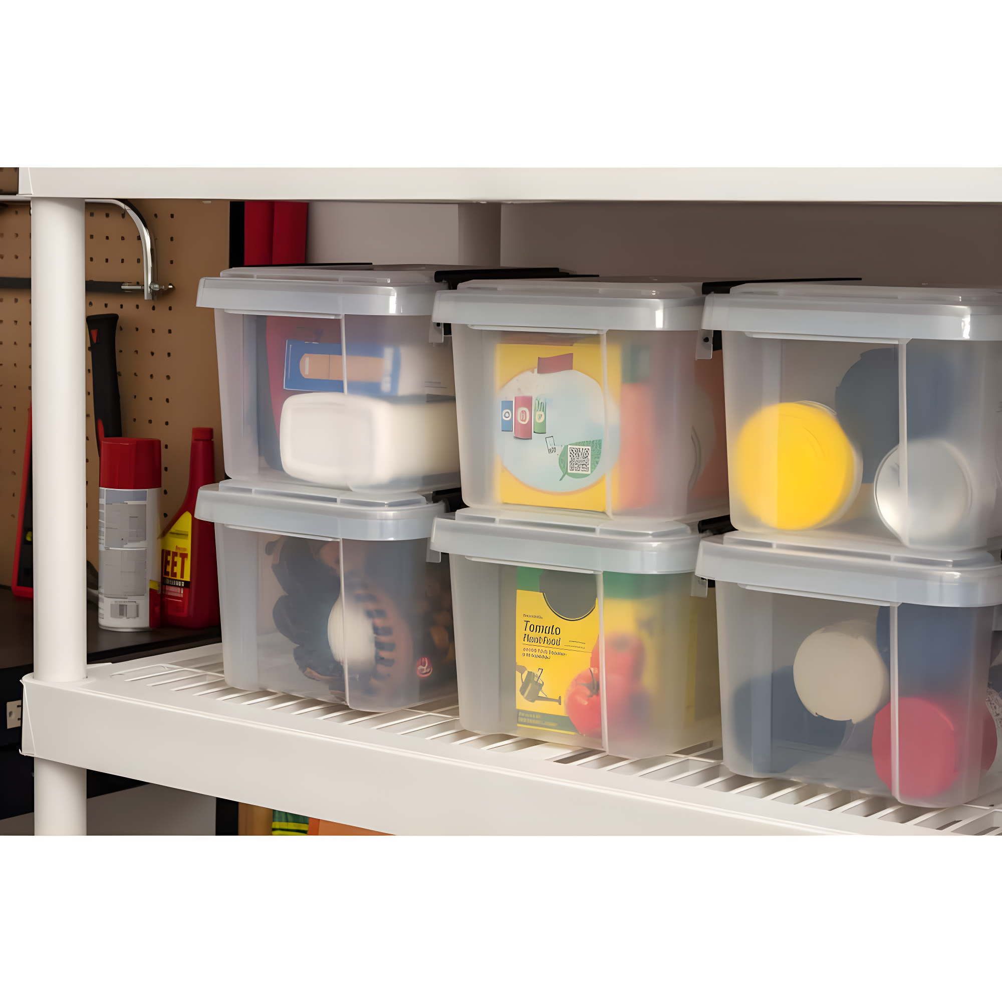 IRIS USA, Inc. 6.5 Qt./2 Gal. Weatherproof Storage Tote