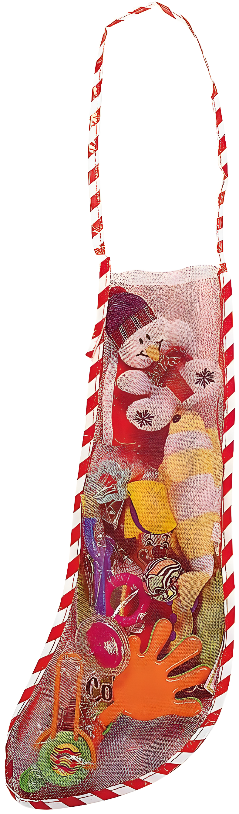 18" Mesh Holiday Stockings (10Pc) - Home Decor - 10 Pieces