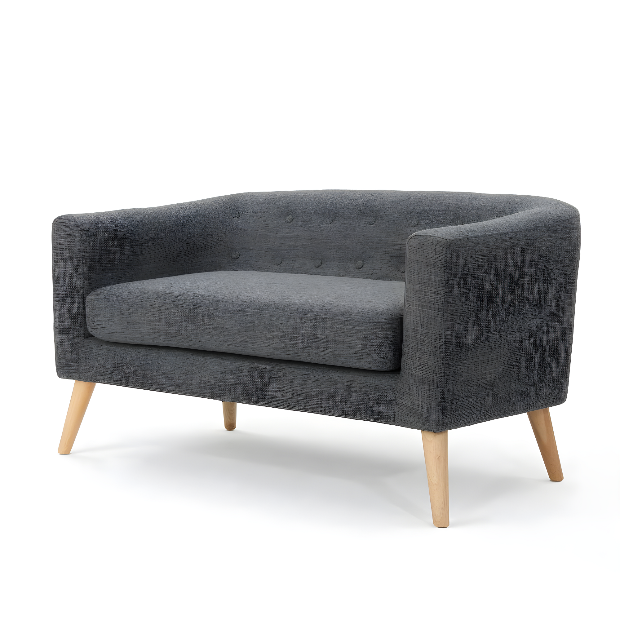 Bridie Mid-Century Loveseat Gray - Christopher Knight Home