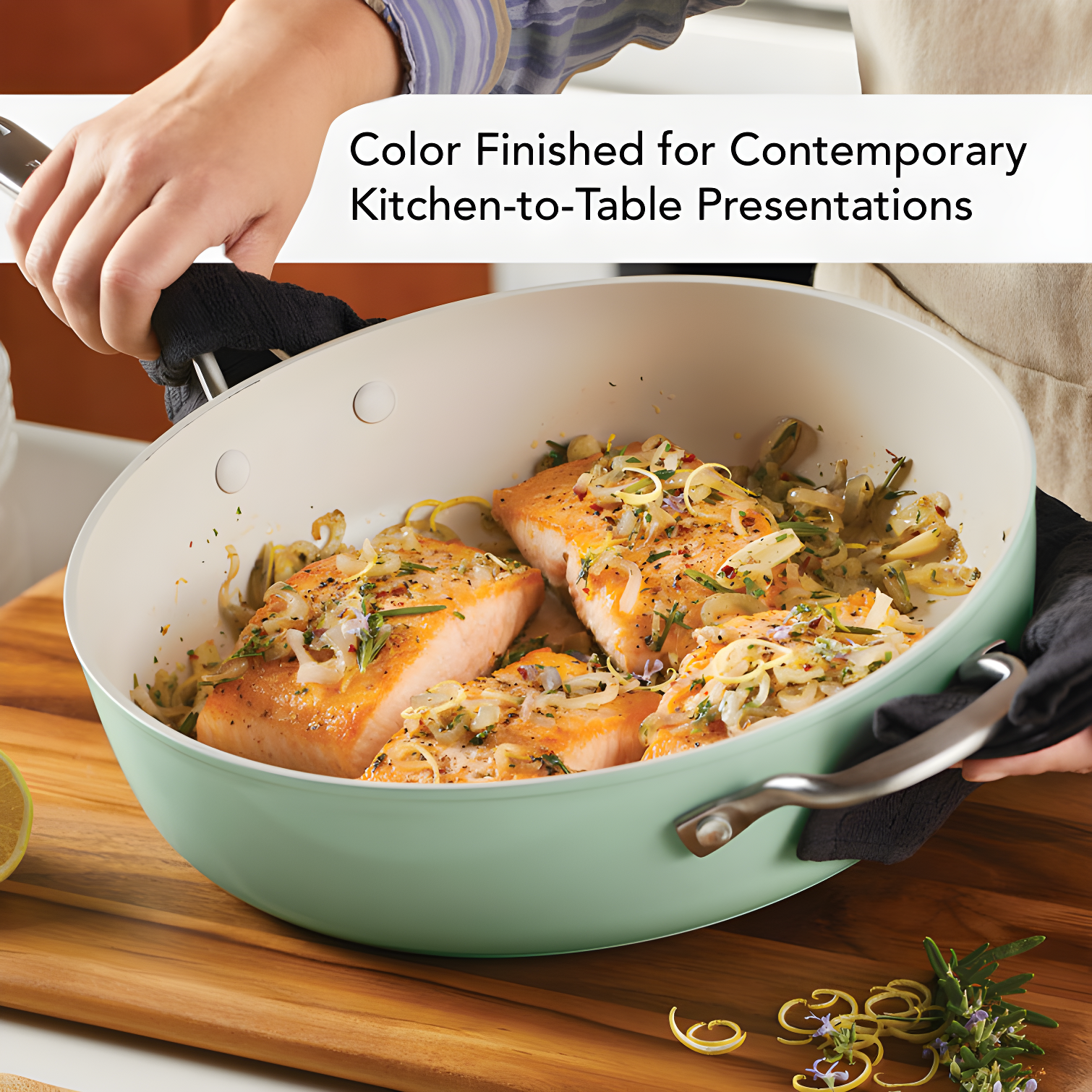 KitchenAid® KitchenAid® Hard Anodized Ceramic Nonstick Saute Pan with Lid, 5 Quart