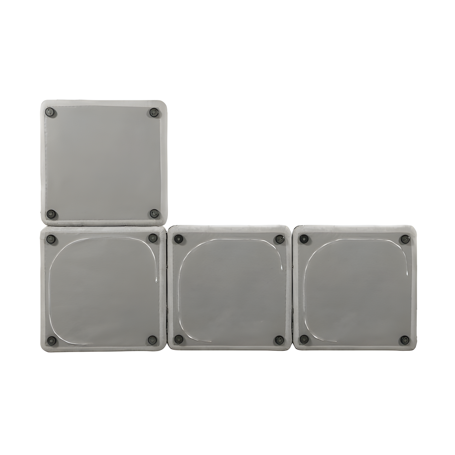 Sigma 4 - Piece Modular Upholstered Reversible L-Sectional