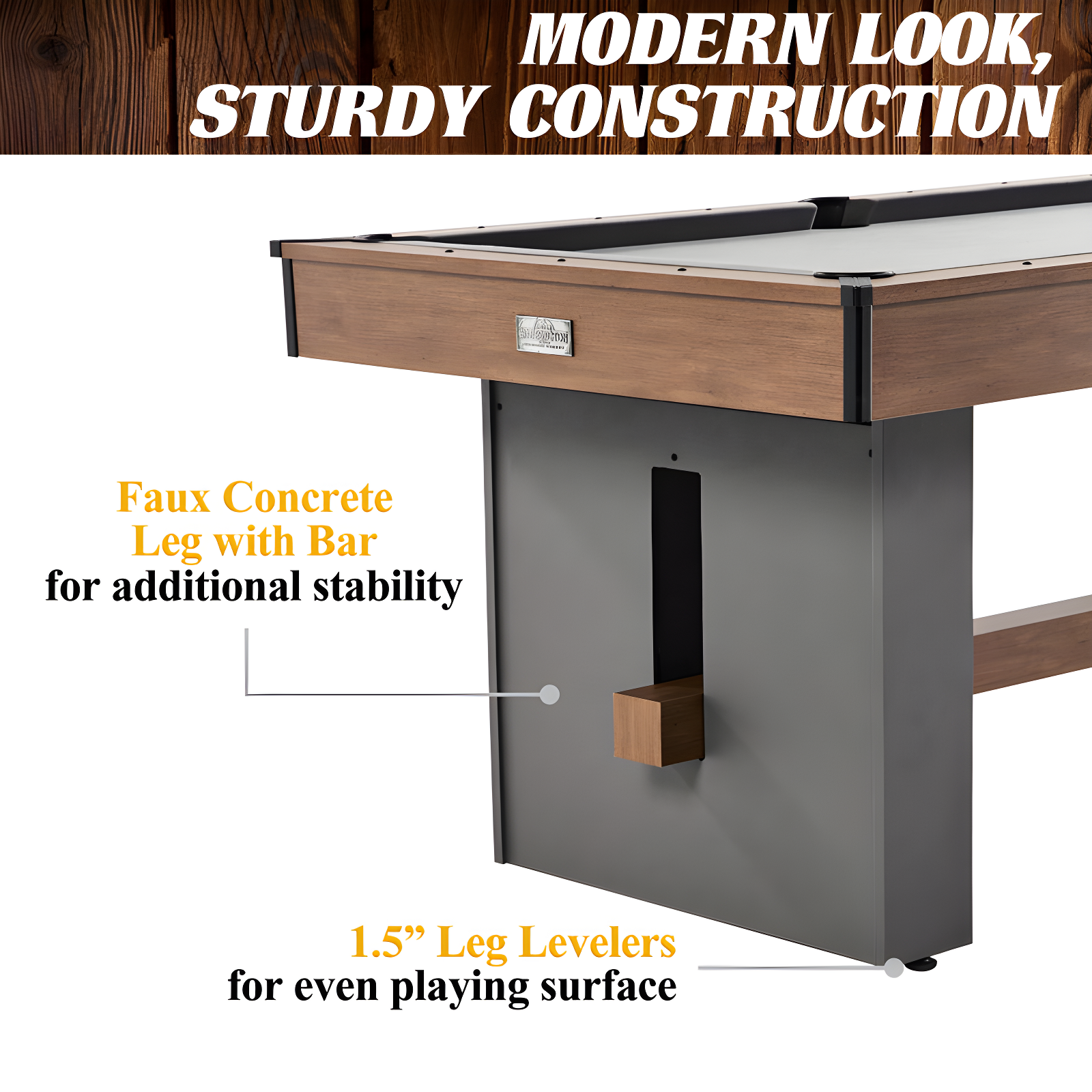 Barrington Billiards Company Barrington Billiards 5.5' Urban Drop Pocket Table with Accessories