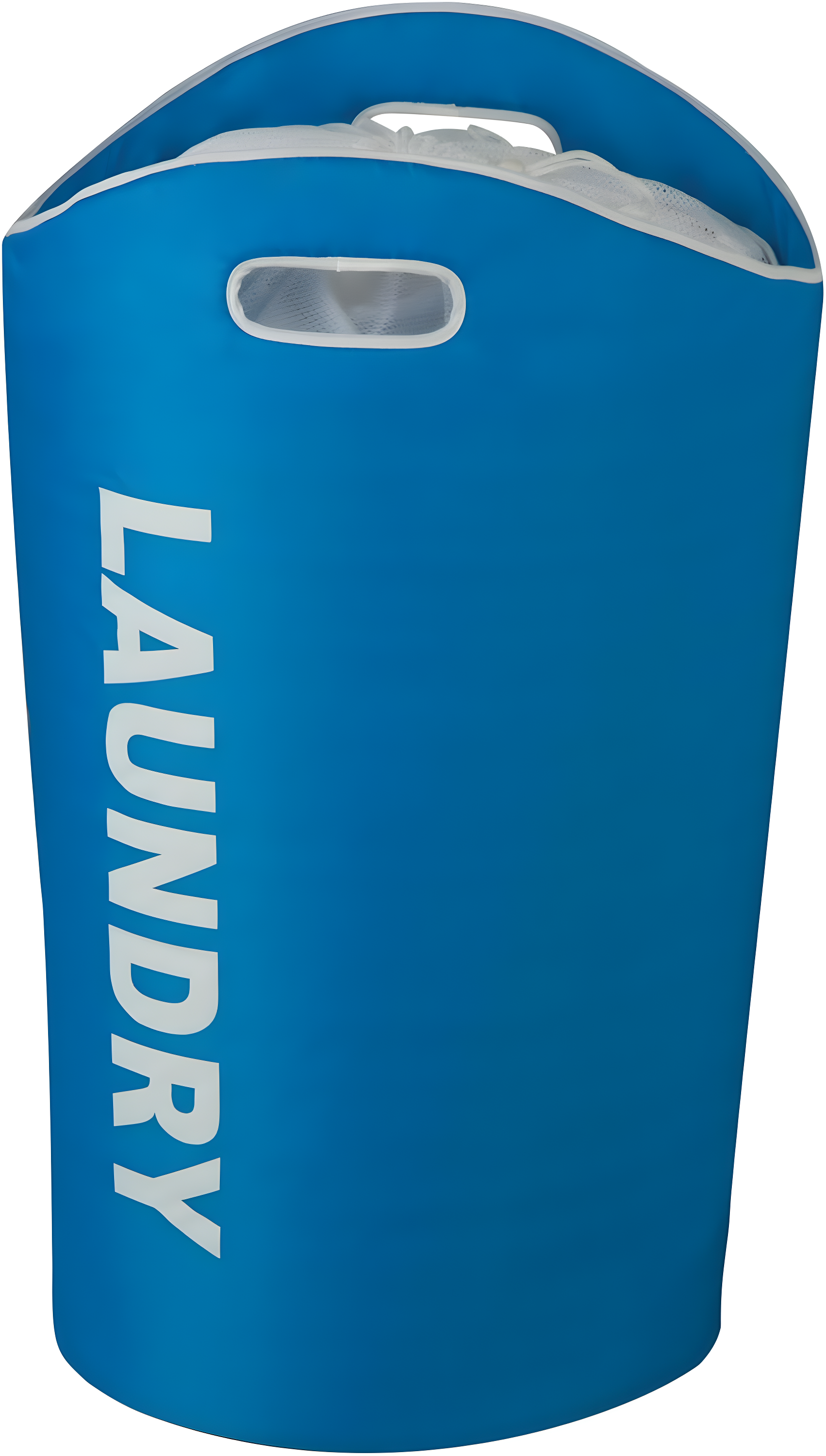 Honey Can Do Laundry Hamper With Handles, Blue