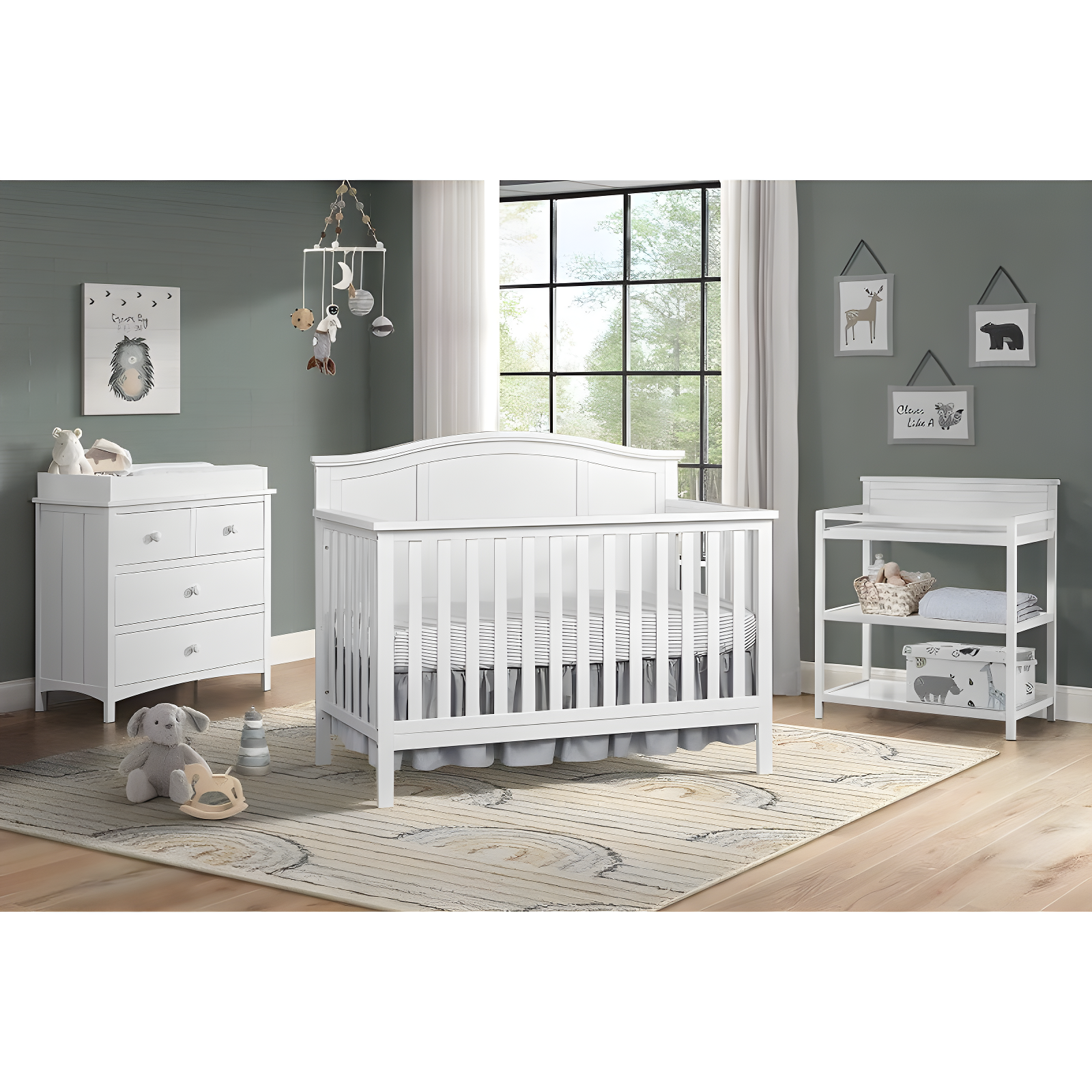 Emerson 4 In 1 Convertible Crib
