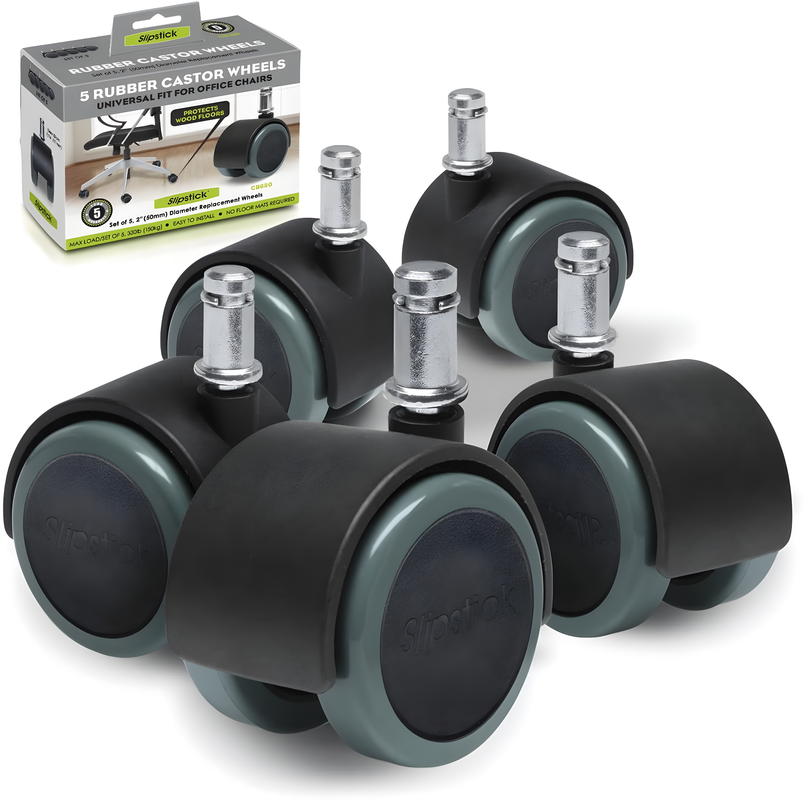 Slipstick Casters (Set of 5)