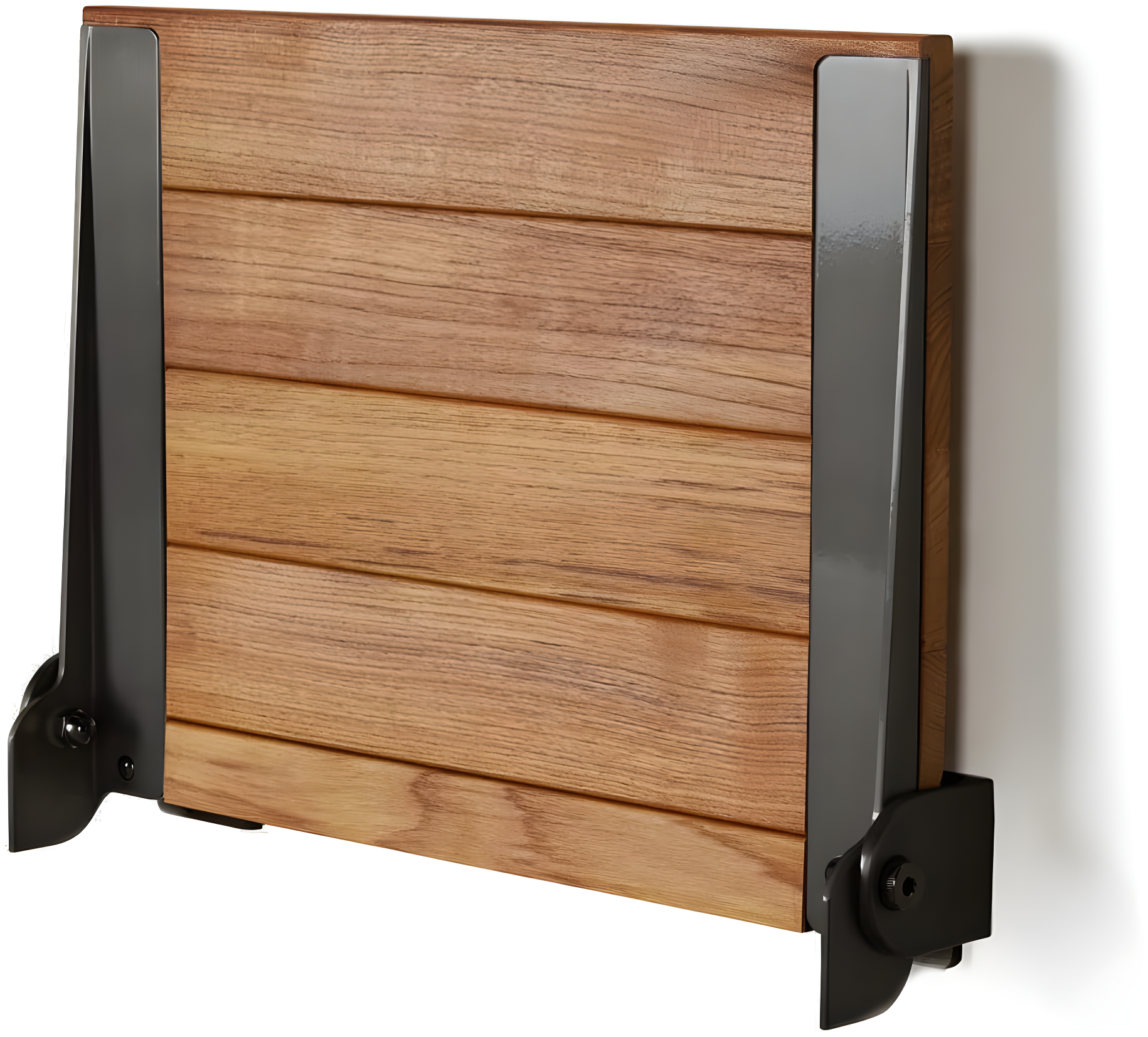 SlimLine Teak Wood Folding Shower Bench Seat