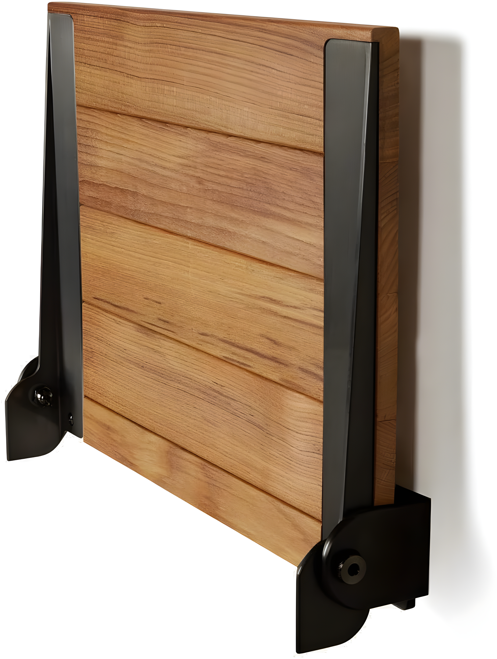 SlimLine Teak Wood Folding Shower Bench Seat