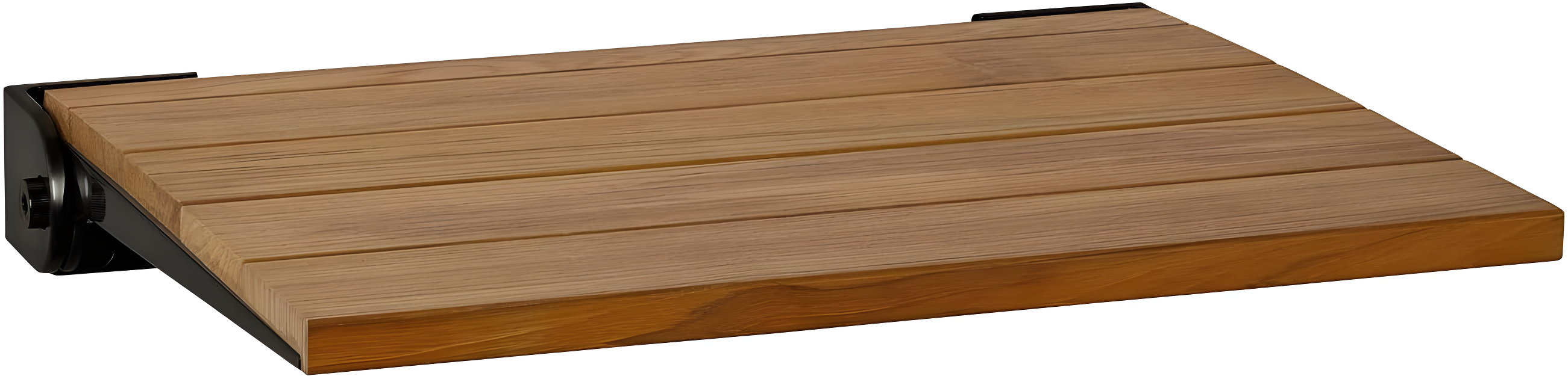 SlimLine Teak Wood Folding Shower Bench Seat