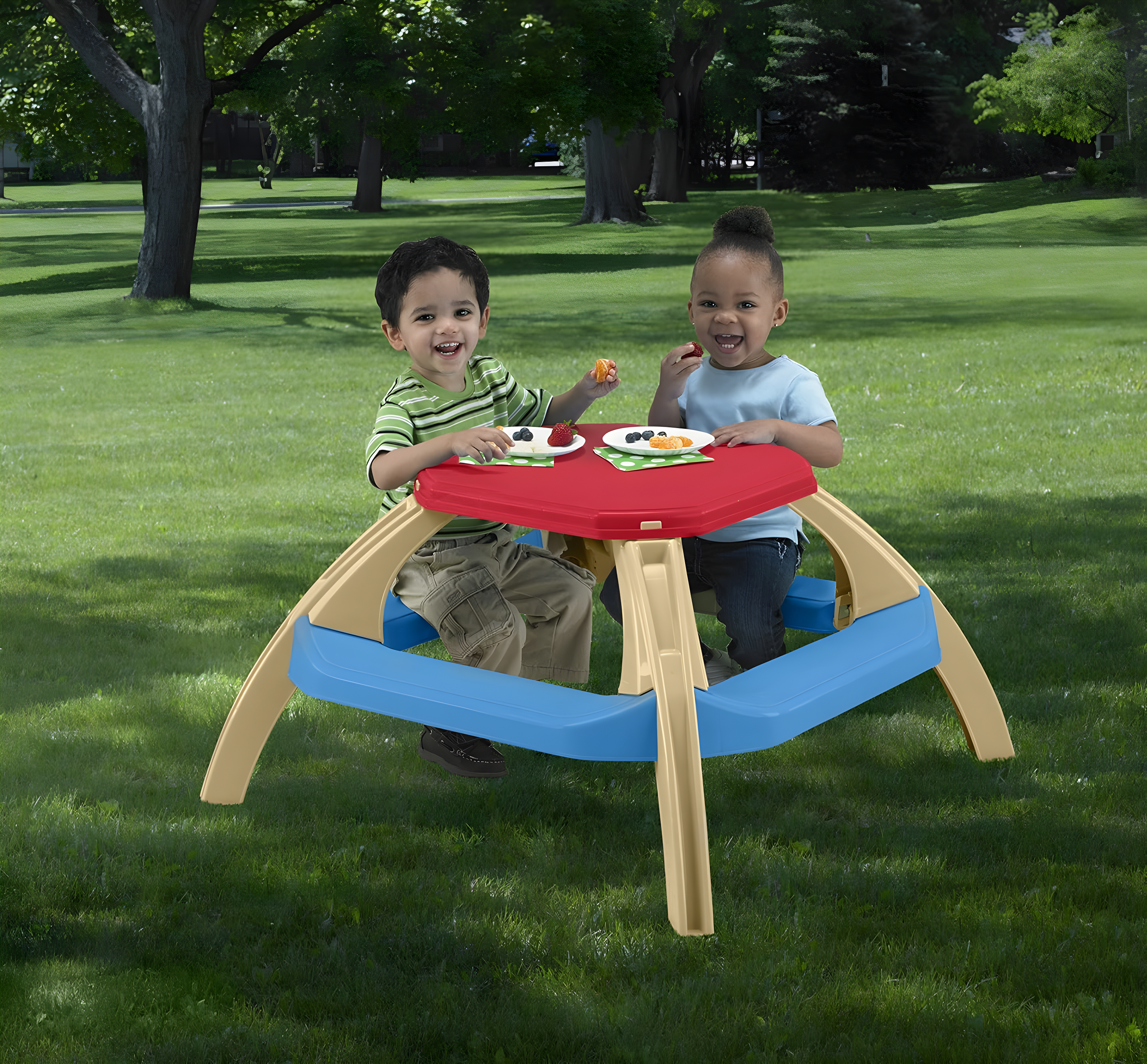 Zoomie Kids Gabby Kids Outdoor Table Or Chair and Chair Set